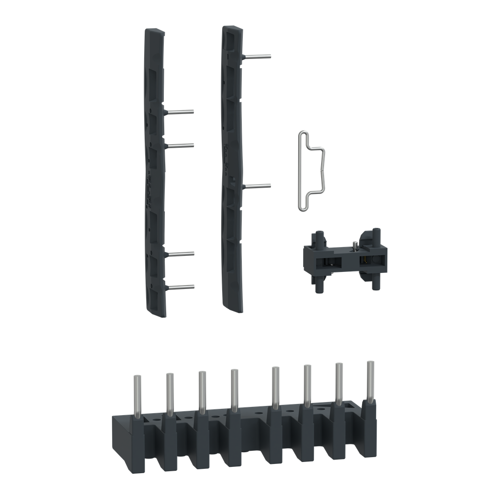 LADT9R1V – Kit for assembling 4P changeover contactors, LC1DT20-DT40 with screw clamp terminals, with electrical interlock