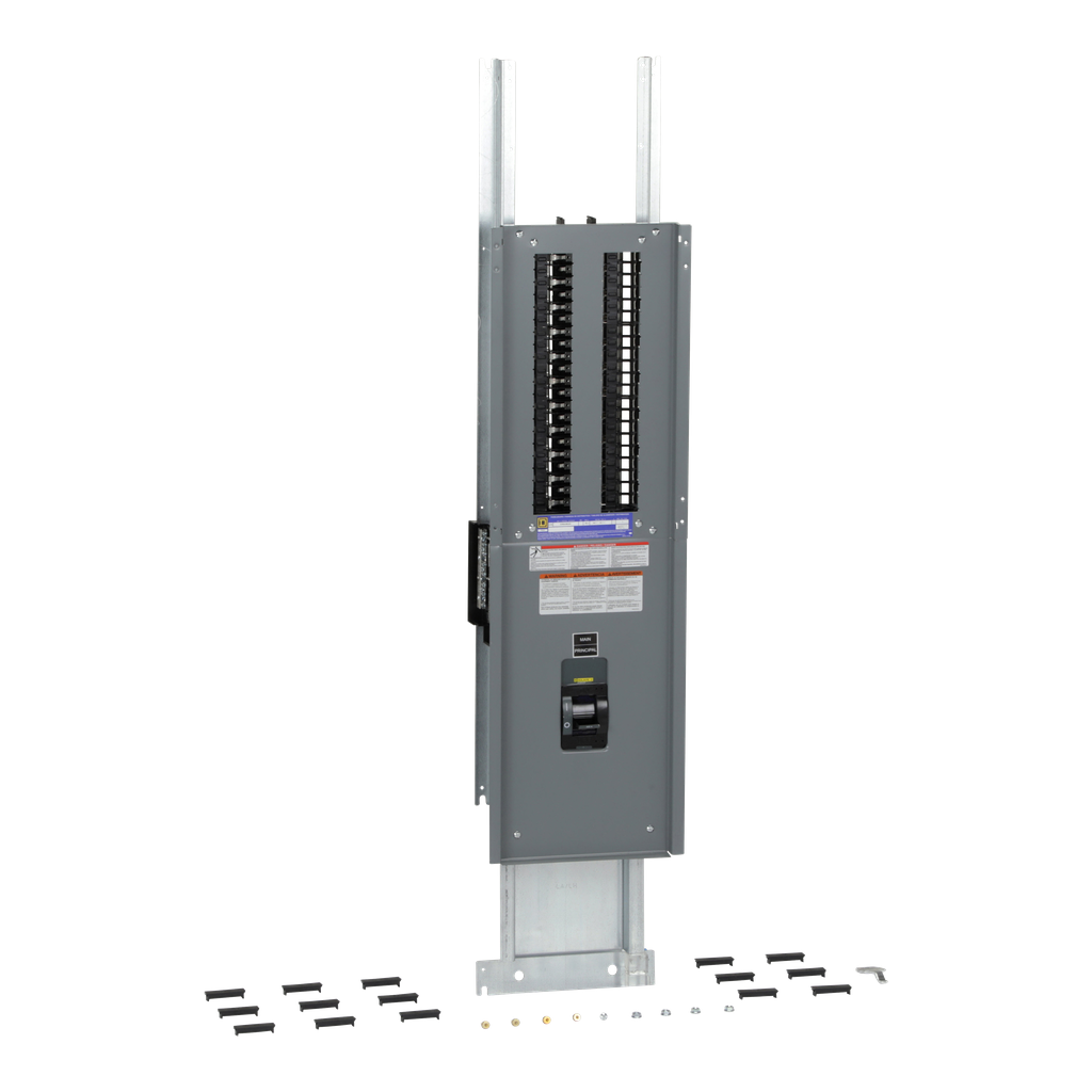 QONQ42MS400 – Load center interior, QO, main breaker, 400A, Al bus, 42 pole spaces, 1 phase, 3 wire, NQ enclosure