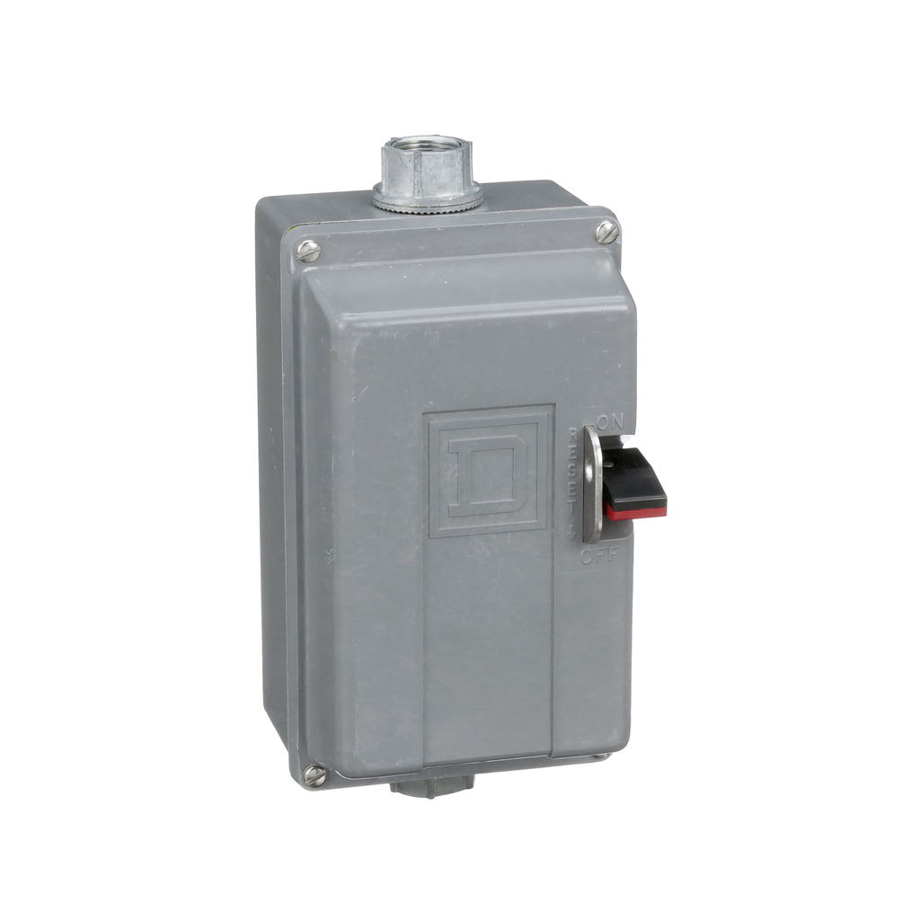 2510MBW2 – Manual starter, integral horsepower,  NEMA M0, 600VAC, 3 pole, 5HP at 380/575VAC, 3 phase, no indicator, NEMA 4/4X