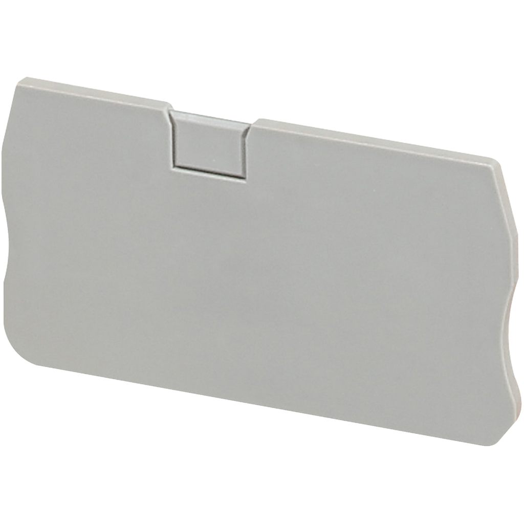 NSYTRACR42 – Cover plate, Linergy TR, 2 points, 2.2mm width, for spring terminals NSYTRR42, 4mm², grey, Set of 50