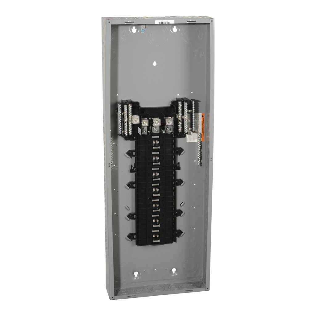 QO342ML2 – Load center, QO, 3 phase, 42 spaces, 42 circuits, 225A convertible main lugs, NEMA1, CSA