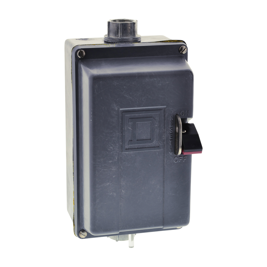 2510MBW1 – Manual starter, integral horsepower,  NEMA M0, 600VAC, 2 pole, 2HP at 230VAC, 1 phase, no indicator, NEMA 4/4X