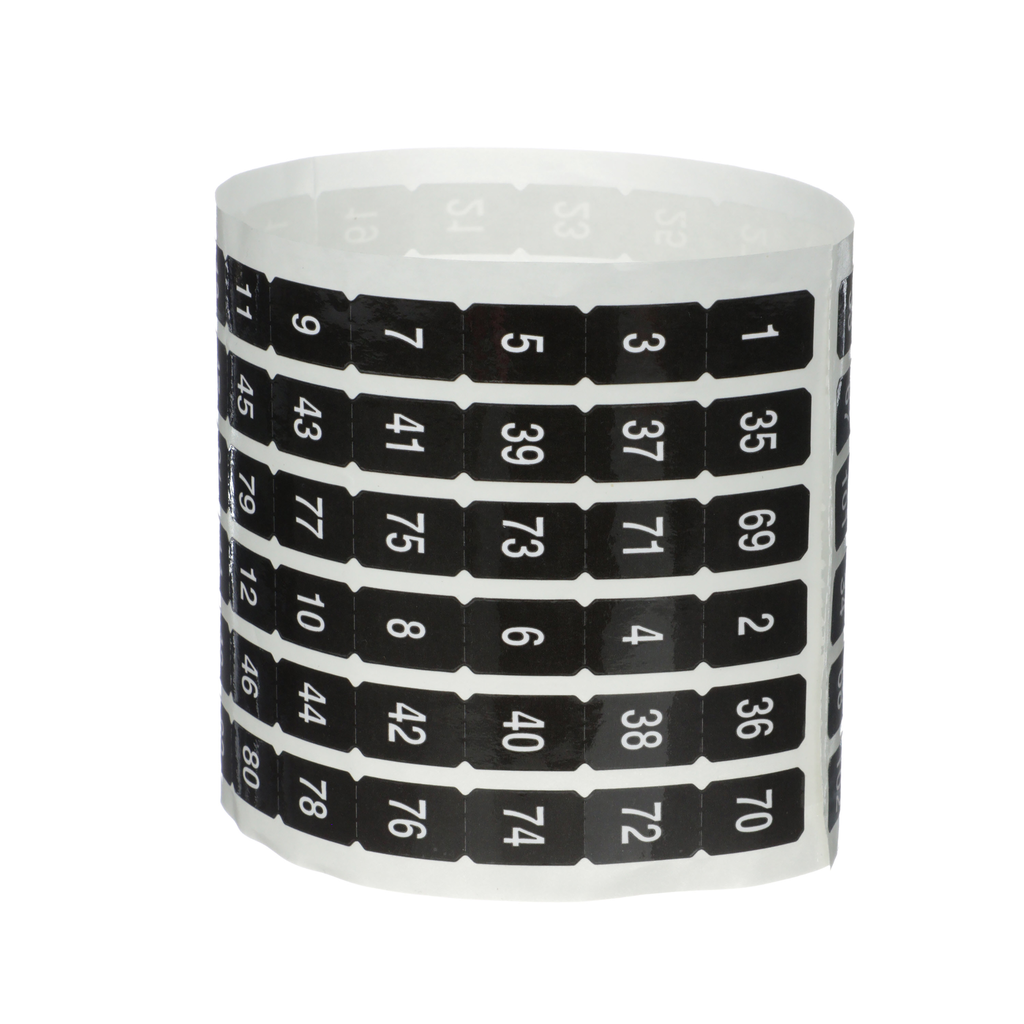 NQ102OE – Panelboard accessory, NQ, number strips kit, 1-102, qty 1