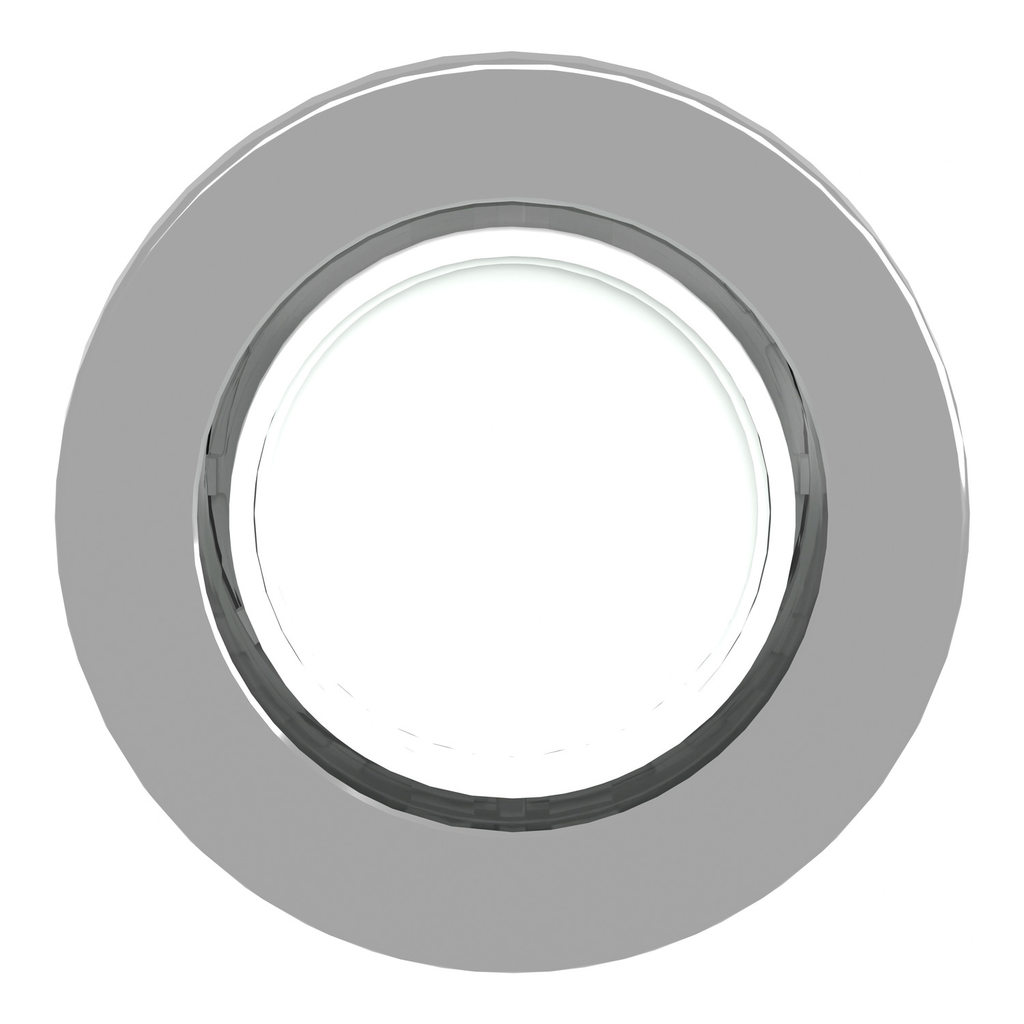 Mayer-DDS-Head for pilot light, Harmony XB4, flush mounted, white, 30mm, with plain lens, universal LED-2