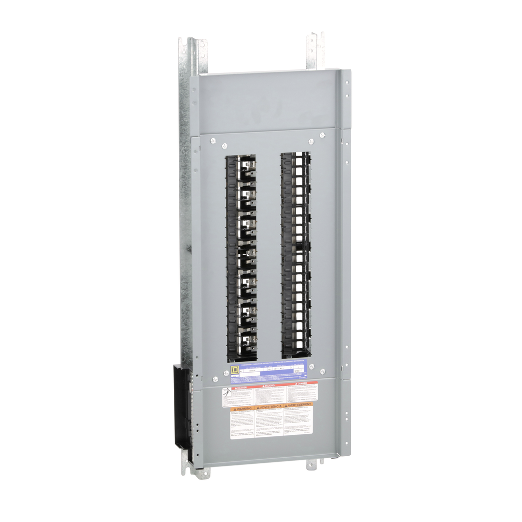 NQ442L2C – Panelboard interior, NQ, main lugs, 225A, Cu bus, 42 pole spaces, 3 phase, 4 wire, 240VAC, 48VDC