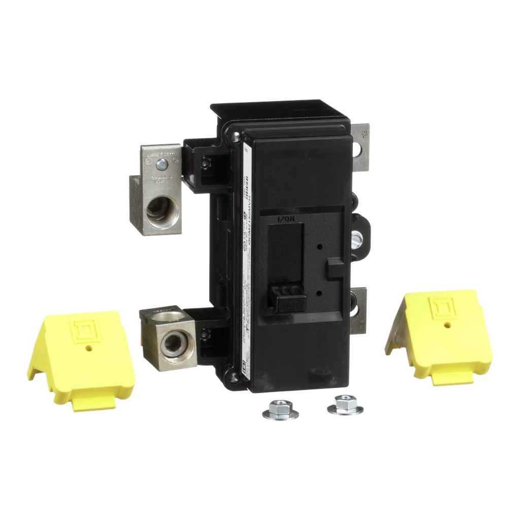 QOM2150MVH – Main breaker, QO, 150A, 2 pole, 120/240VAC, 22kA, bolt on, for metering devices