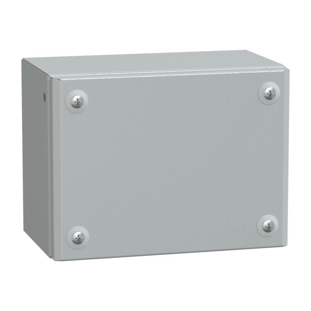NSYSBM152012 – Metal industrial box plain door H150xW200xD120 IP66 IK10 RAL 7035