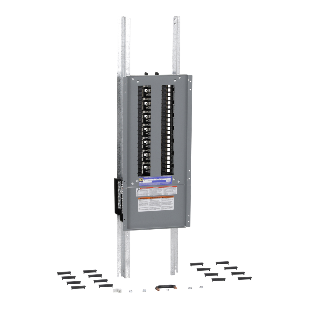 NQ442L6C – Panelboard interior, NQ, main lugs, 600A, Cu bus, 42 pole spaces, 3 phase, 4 wire, 240VAC, 48VDC