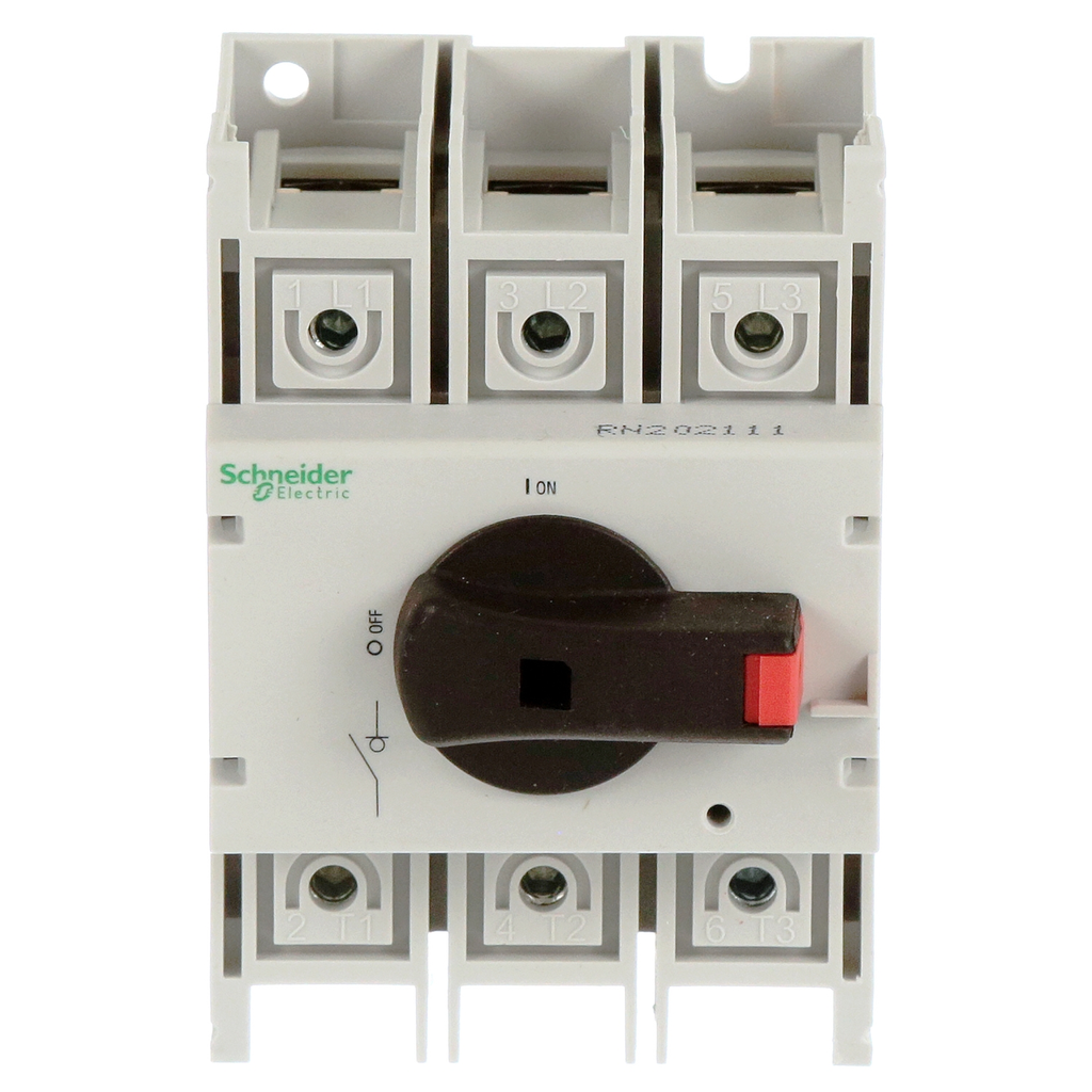 Mayer-DDS-Disconnect switch, TeSys VLS, body switch, 60A, 40HP at 480VAC, UL98, three phase, 50kA SCCR, size 2, DIN rail mount-2