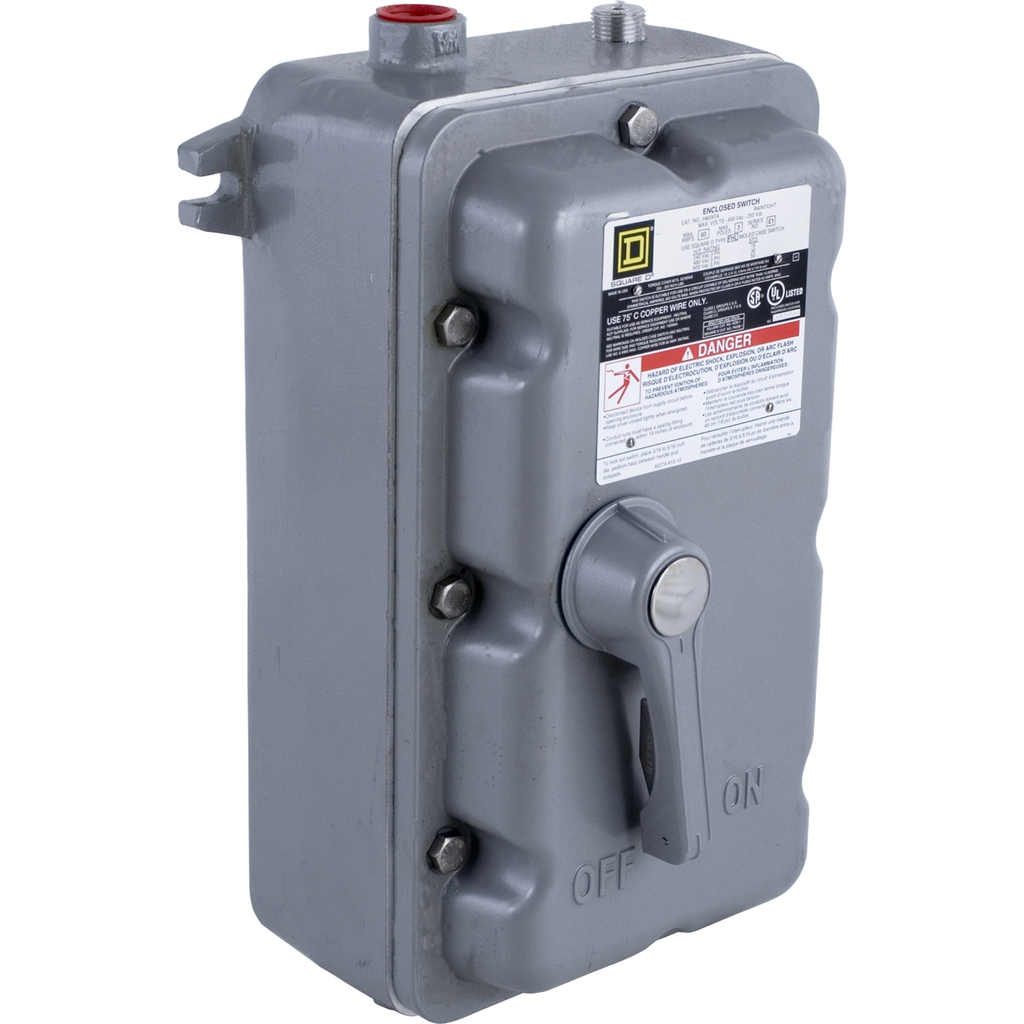 Mayer-DDS-Safety switch, heavy duty, molded case, 225A, 3 pole, 150hp, 600VAC/250VDC, NEMA 7/9-1