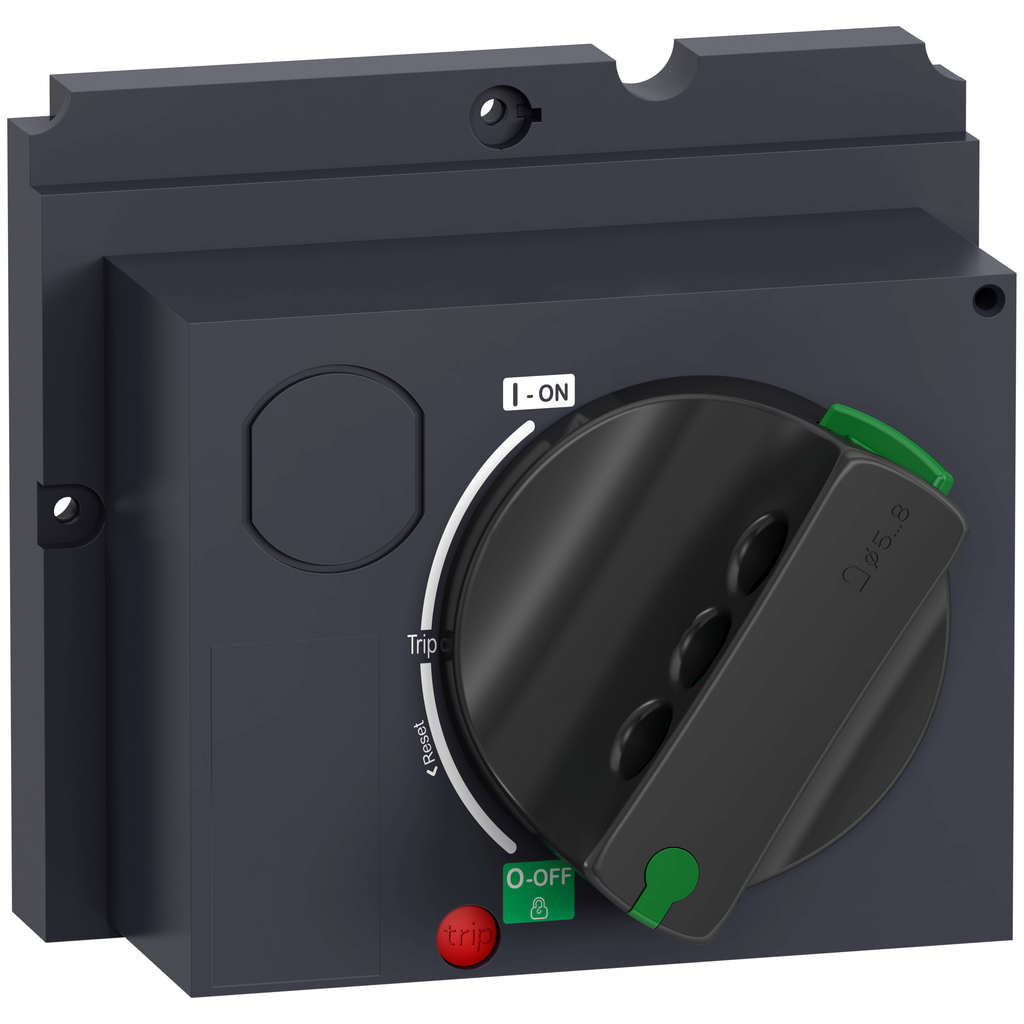 GV5AP03 – Direct rotary handle, TeSys GV5, black, IP40