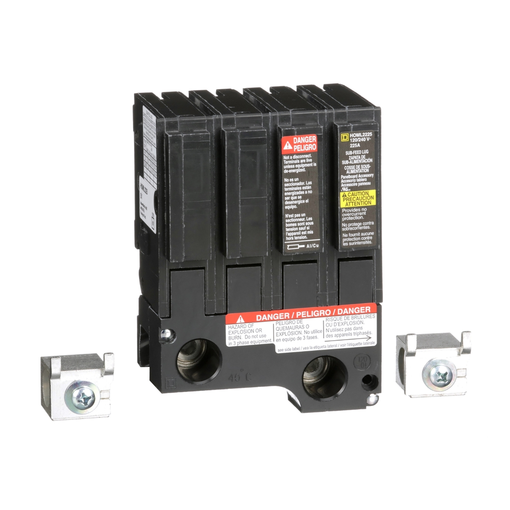 Square D HOML2225 2-Pole 225 Amp Plug-On Circuit Breaker Sub