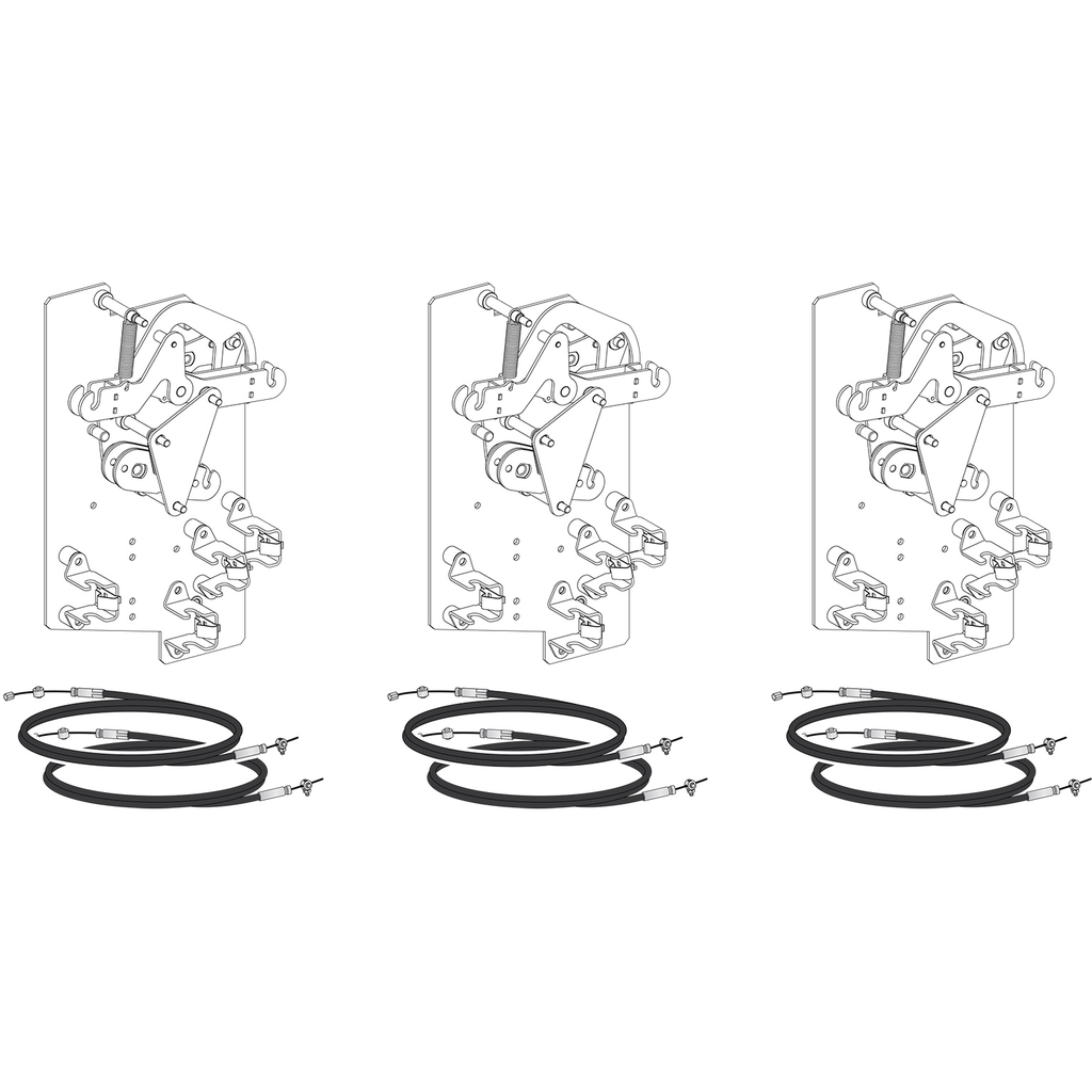 LV848609SP – Mechanical interlocking, MasterPact MTZ2/MTZ3 fixed/drawout, 1 cable interlocking kit, 2S/1C, spare part