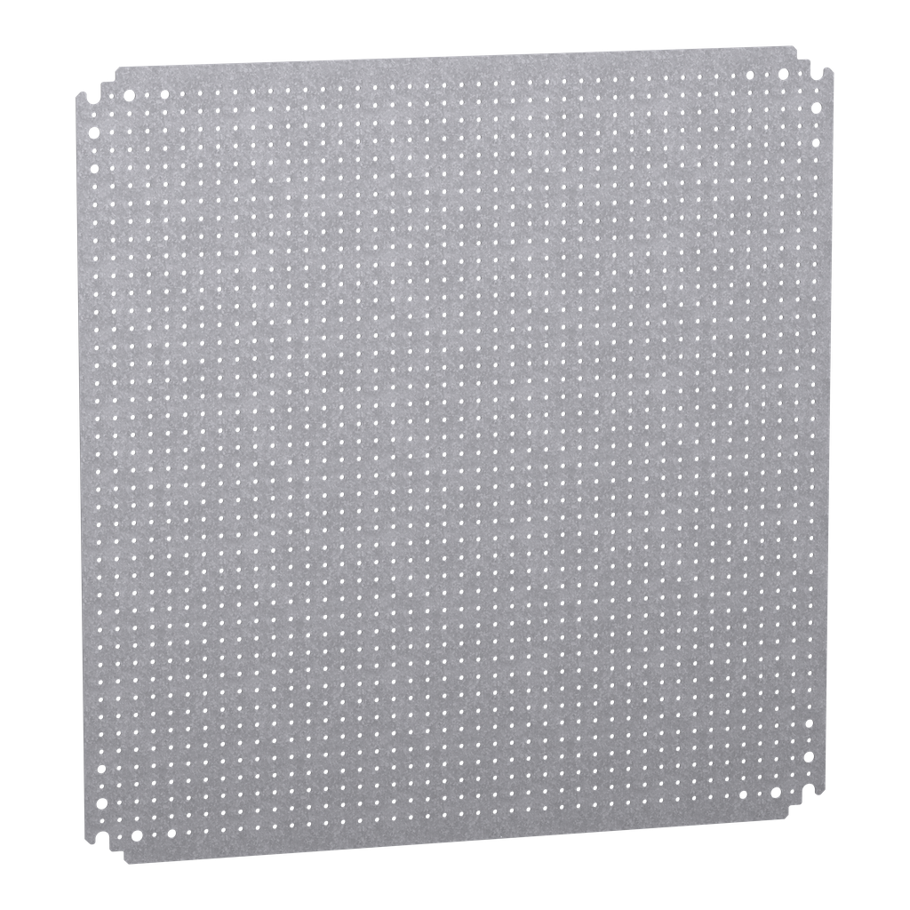 NSYMF66 – Microperforated mounting plate H600xW600 w/holes diam 3,6mm on 12,5mm pitch