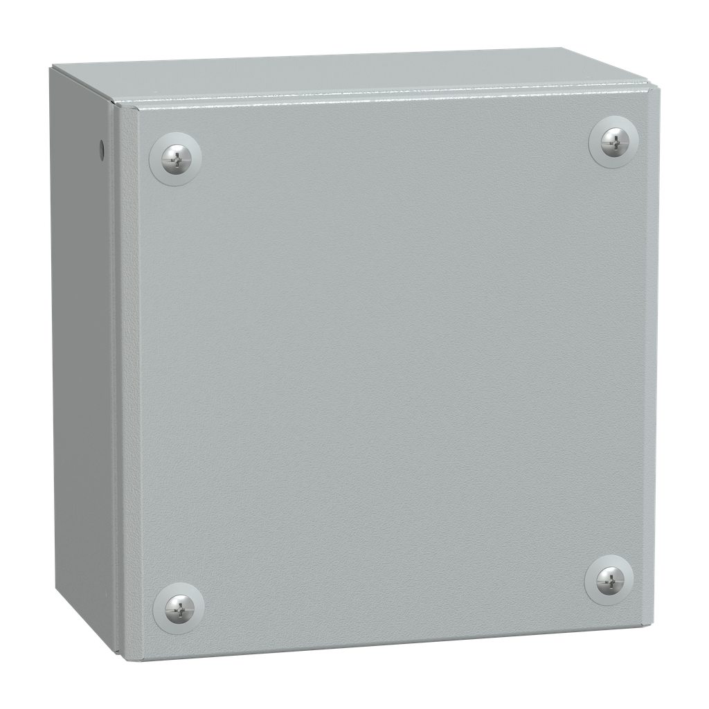 NSYSBM202012 – Metal industrial box plain door H200xW200xD120 IP66 IK10 RAL 7035