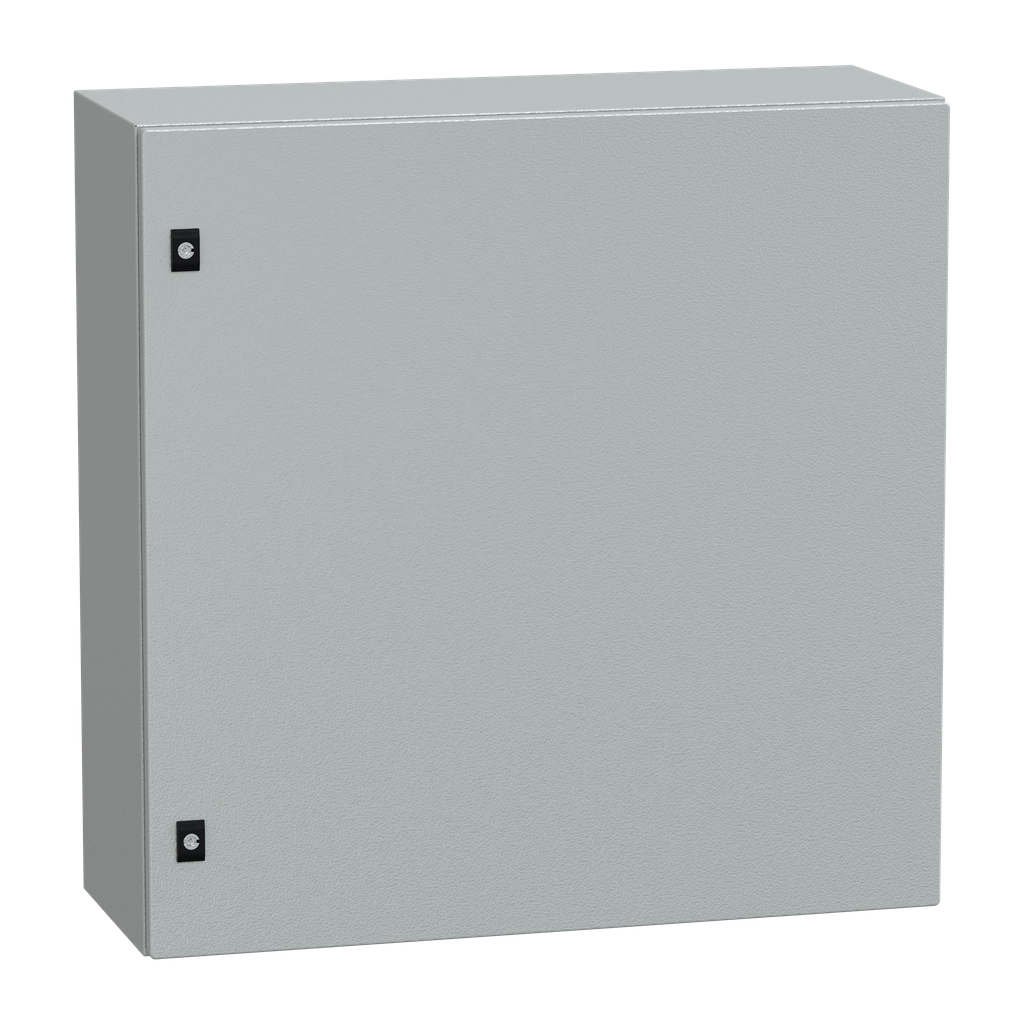 NSYCRN88300P – PanelSeT CRN plain door with mount.plate. H800xW800xD300 IP66 IK10 RAL7035..