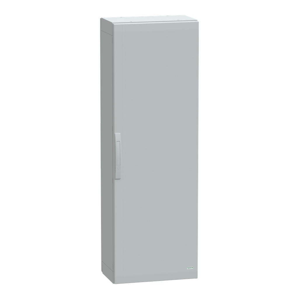 NSYPLA1553G – Floor standing polyester enclosure, Thalassa PLA, plain door, completely sealed, 1500x500x320mm, IP65, IK10