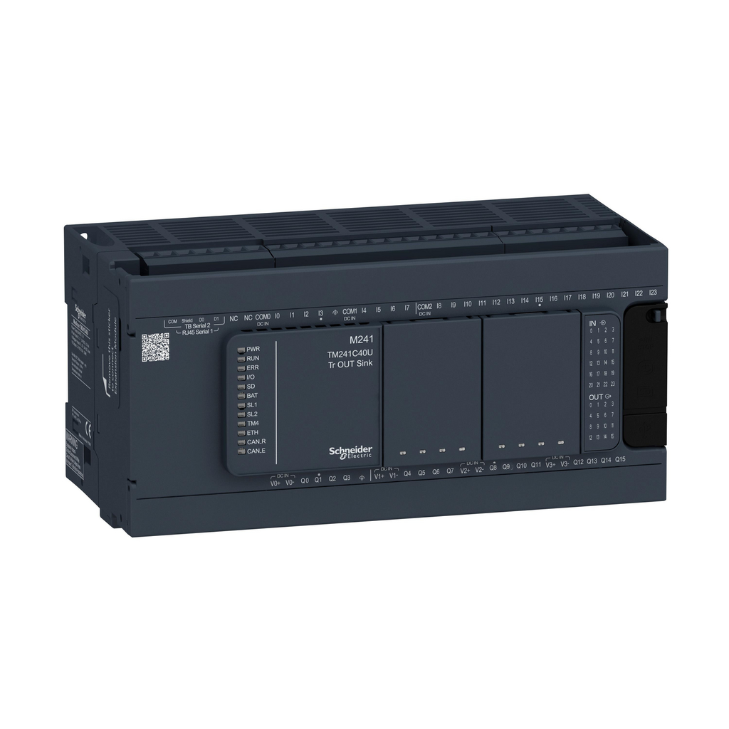 Mayer-DDS-logic controller, Modicon M241, 40 IO, transistor, NPN-1