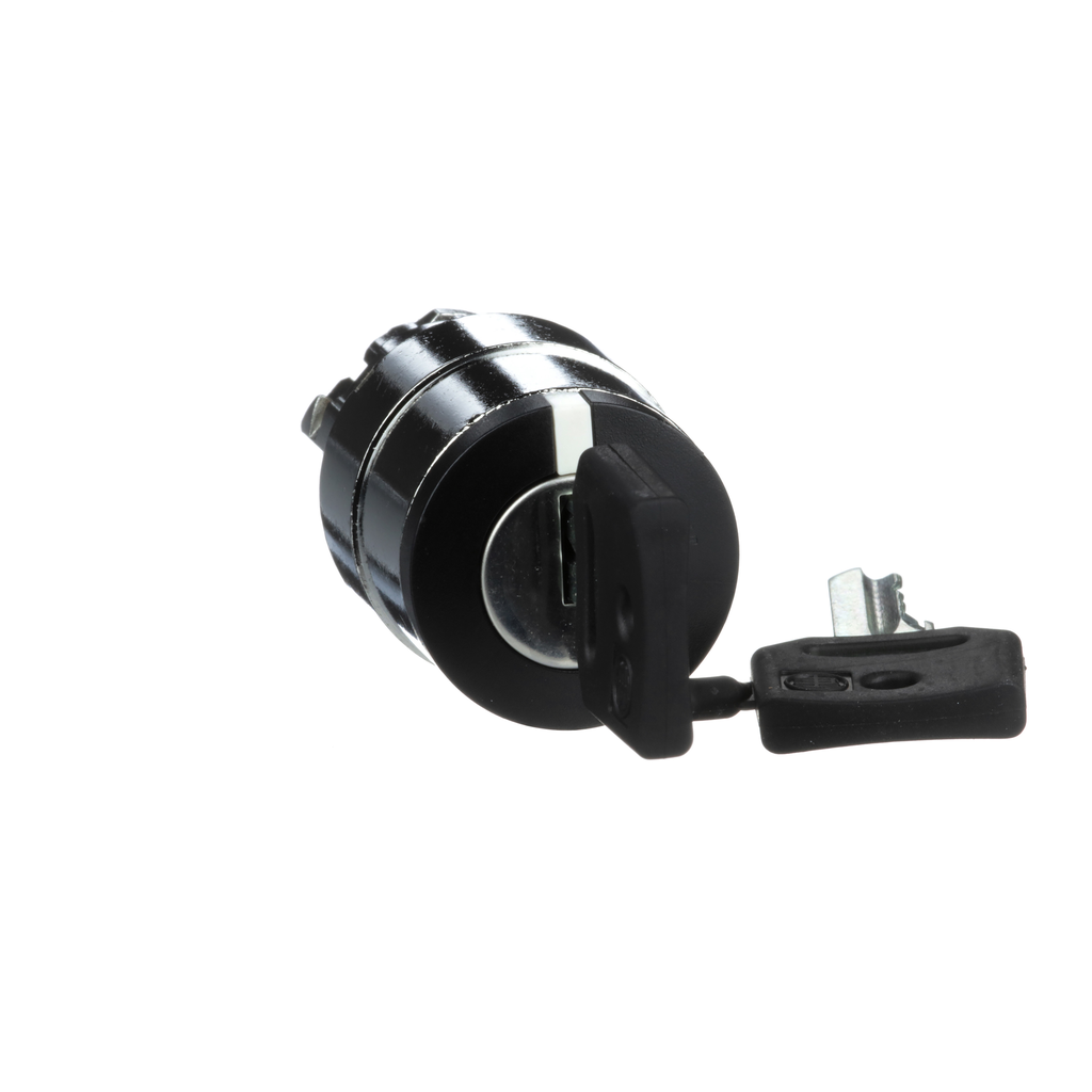ZB4BG2 – Harmony, 22mm Push Button, keyed selector switch operating head, 2 position, maintained, unmarked