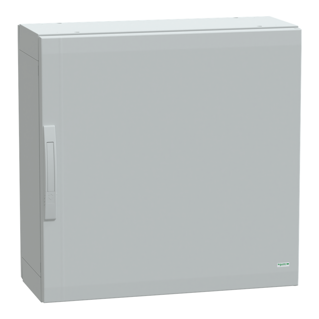 NSYPLA773G – Floor standing polyester enclosure, Thalassa PLA, plain door, completely sealed, 750x750x320mm, IP65, IK10