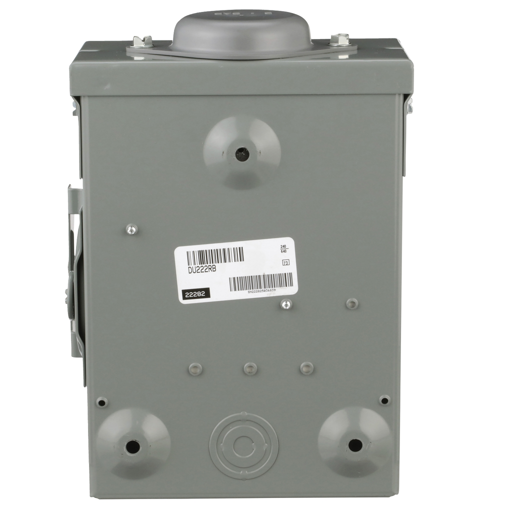 Mayer-DDS-Safety switch, general duty, non fusible, 2 pole, 2 wire, 240VAC, 60A, Type 3R with bolt on hub prov-2