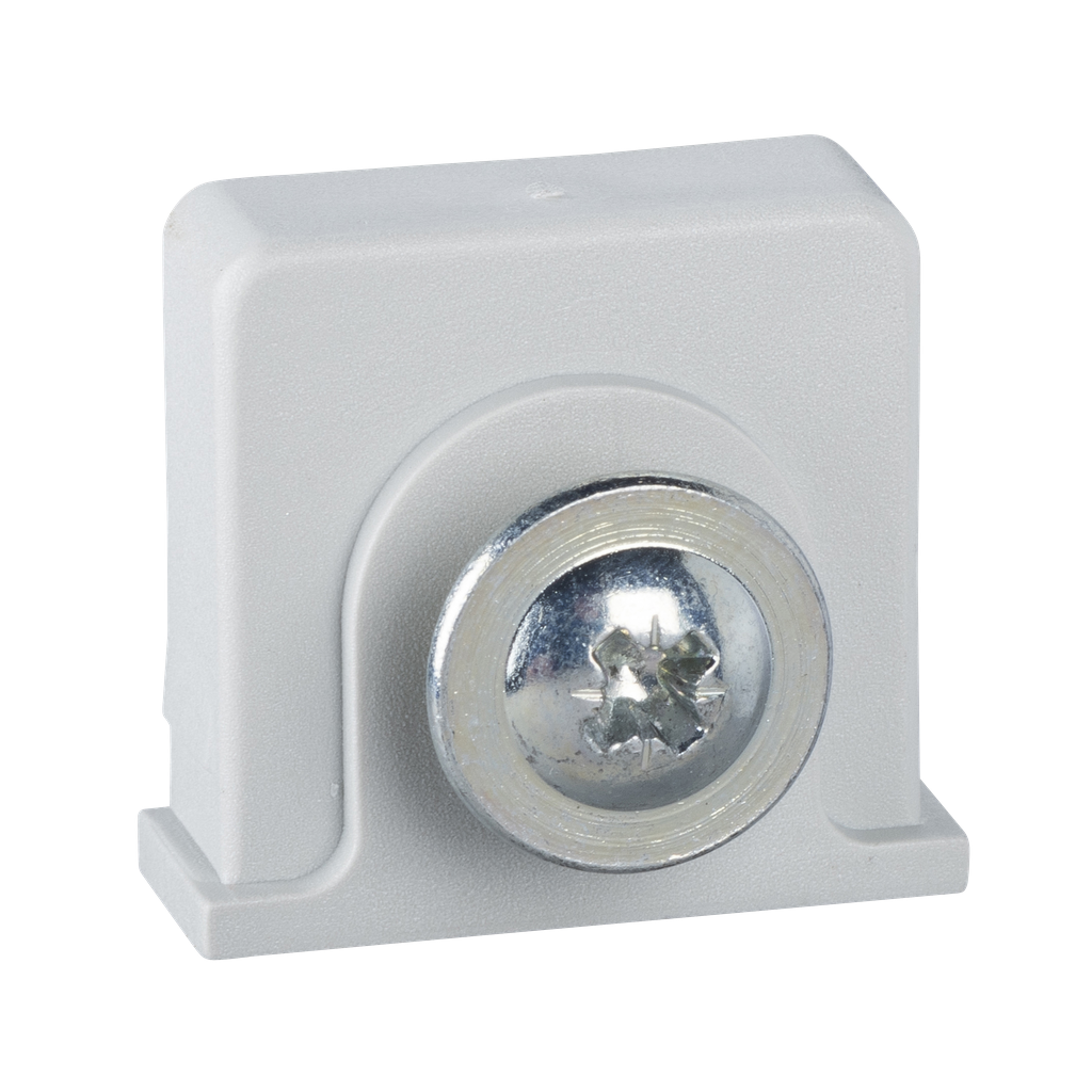 NSYTCSPLM – plastic nut and self taping screw placed in the notches of PLM for DIN rail