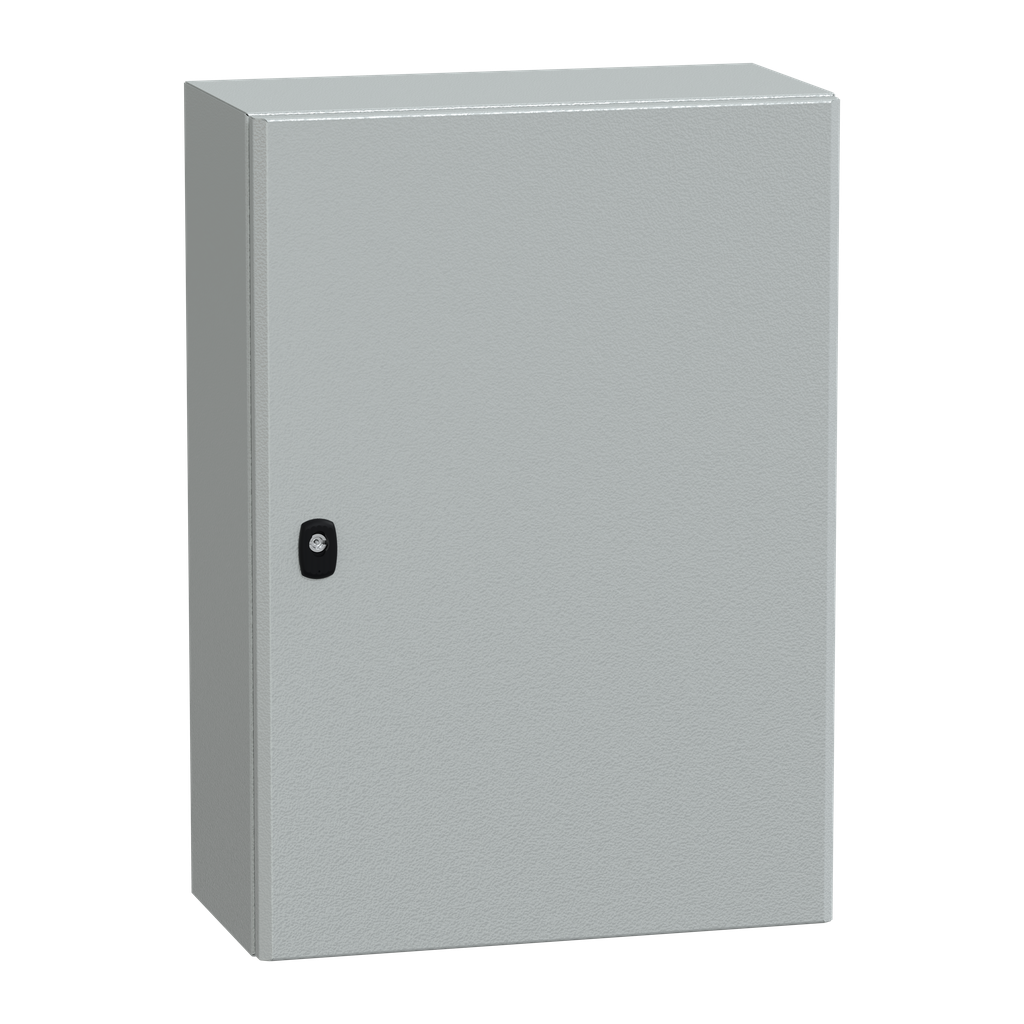 NSYS3D7525 – Wall mounted steel enclosure, PanelSeT S3D, plain door, without mounting plate, 700x500x250mm, IP66, IK10
