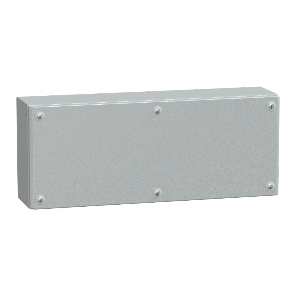 NSYSBM205012 – Metal industrial box plain door H200xW500xD120 IP66 IK10 RAL 7035