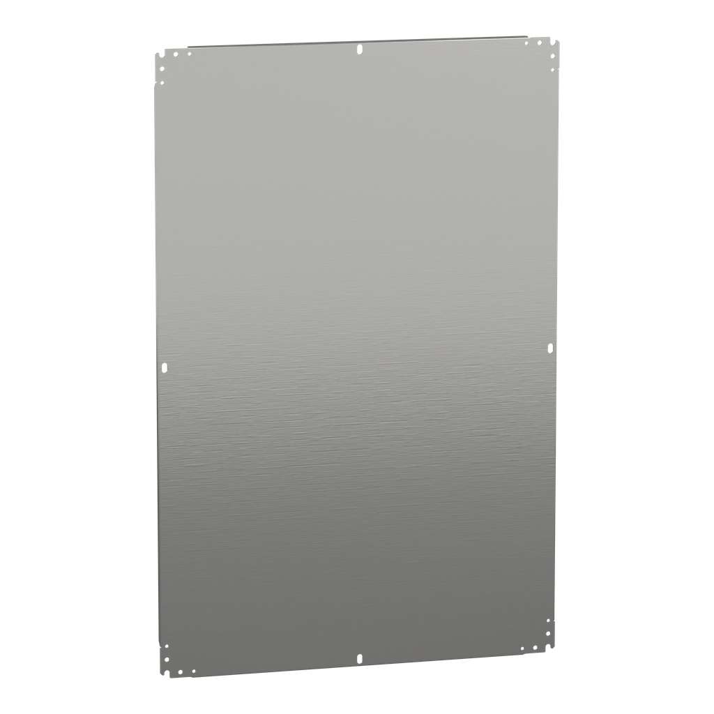 NSYMM128 – Plain mounting plate H1200xW800mm made of galvanised sheet steel