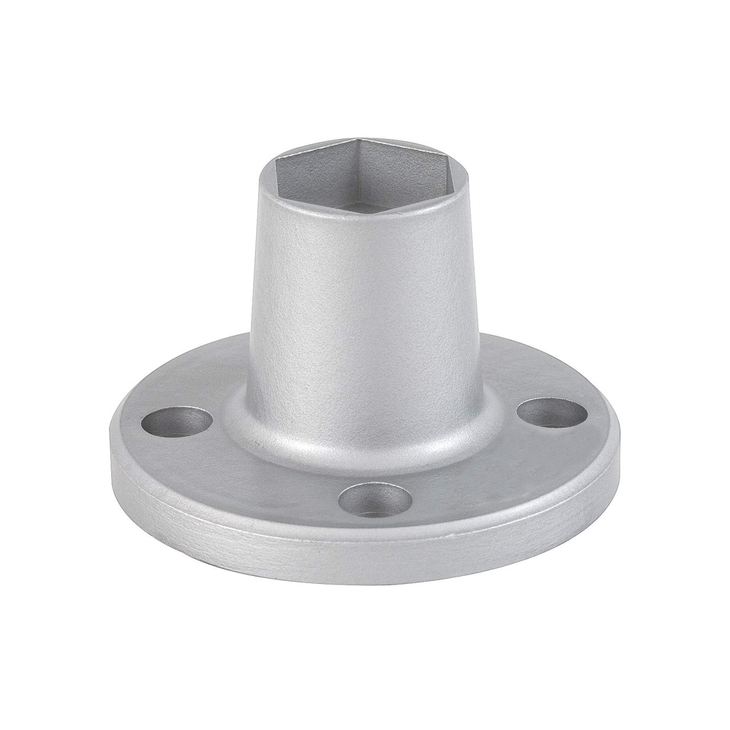 XVCZ02 – Fixing plate, Harmony XVC, metal, for tube mounting 100mm