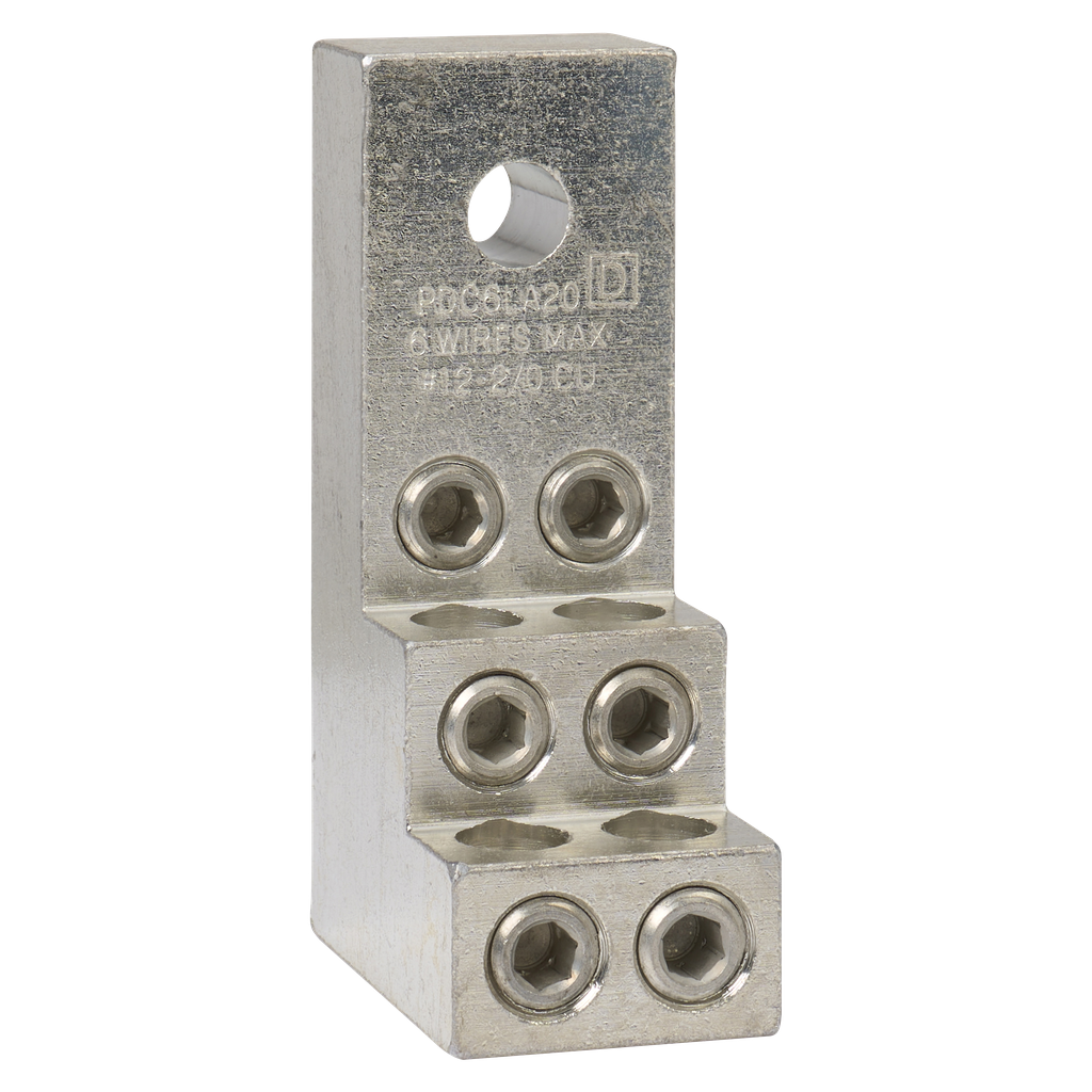 PDC6LA20 – Circuit breaker accessory, LA/LH/Q4, connector, power distribution, 125A to 400A, qty 1