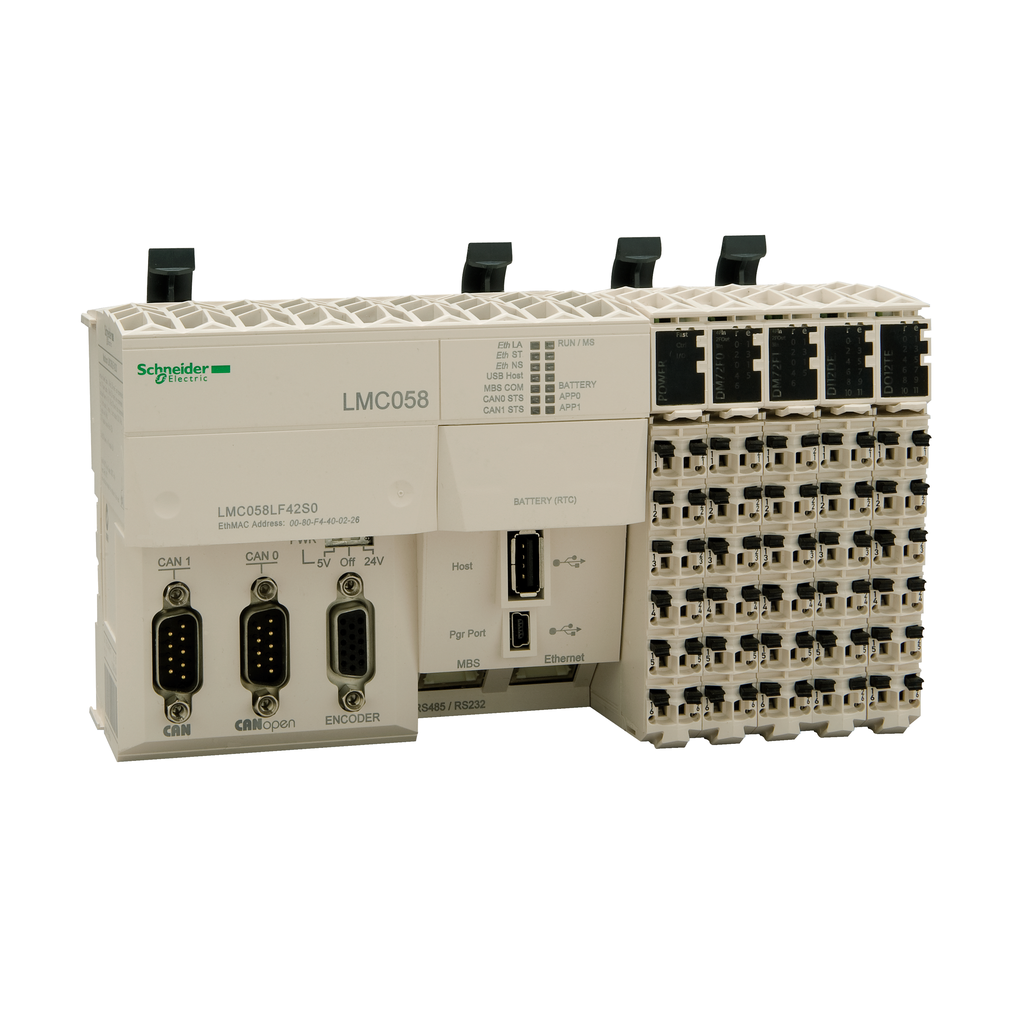 LMC058LF42 – compact base – 42 I/O – 24 V DC supply