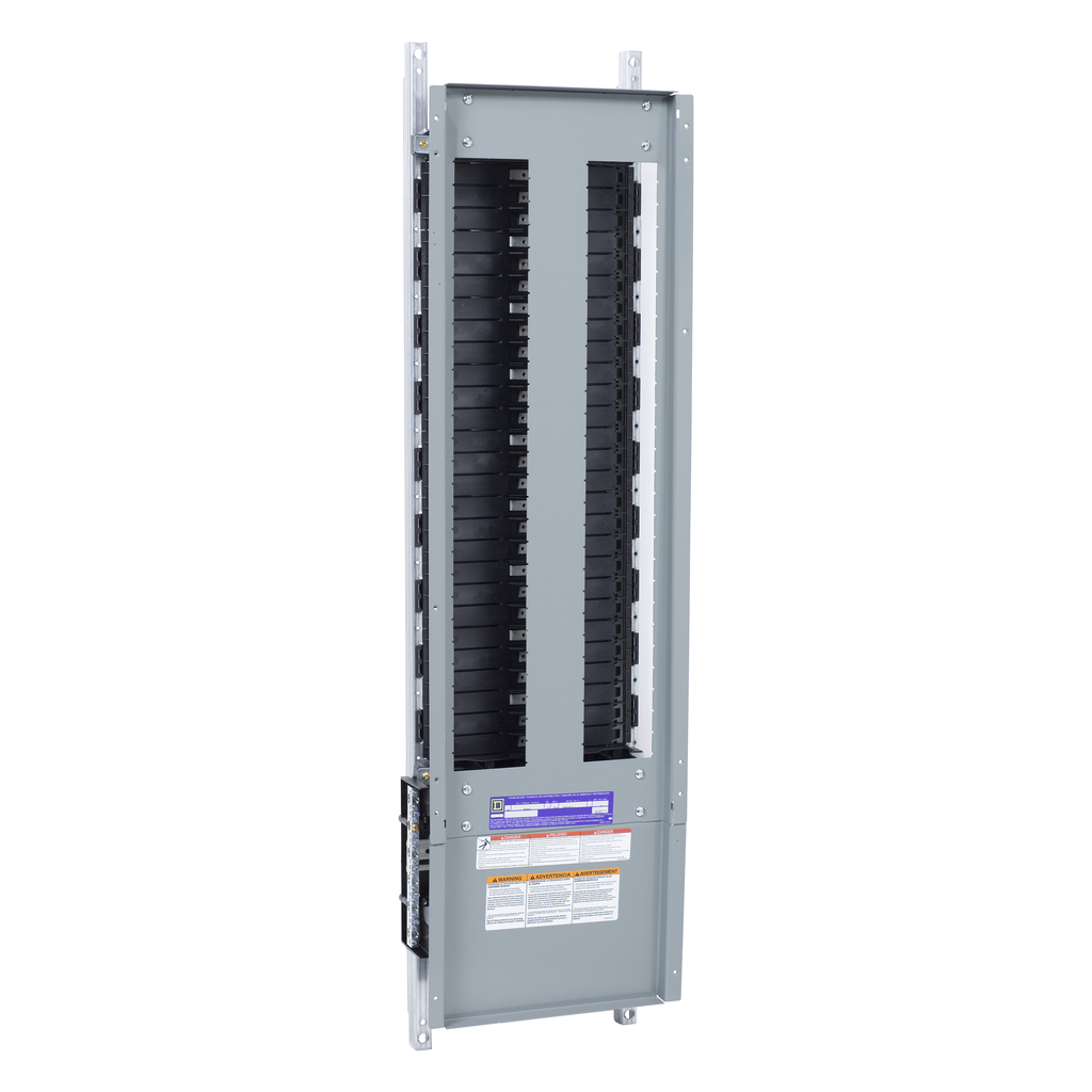 NF454L1C – Panelboard interior, NF, main lugs, 125A, Cu bus, 54 pole spaces, 3 phase, 4 wire, 600Y/347 VAC max