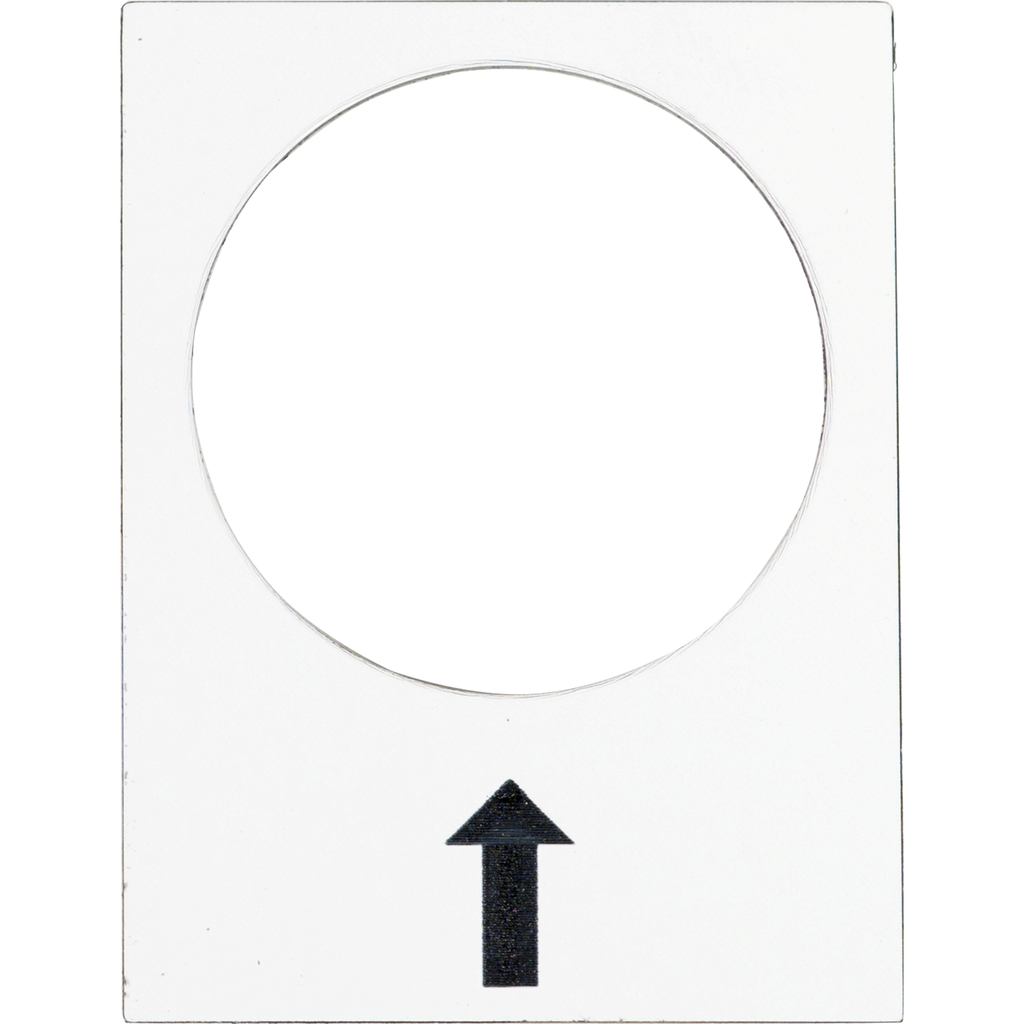 ZB2BY4907 – Marked legend,Harmony XAC,legend, 30x40mm, white, right, slow