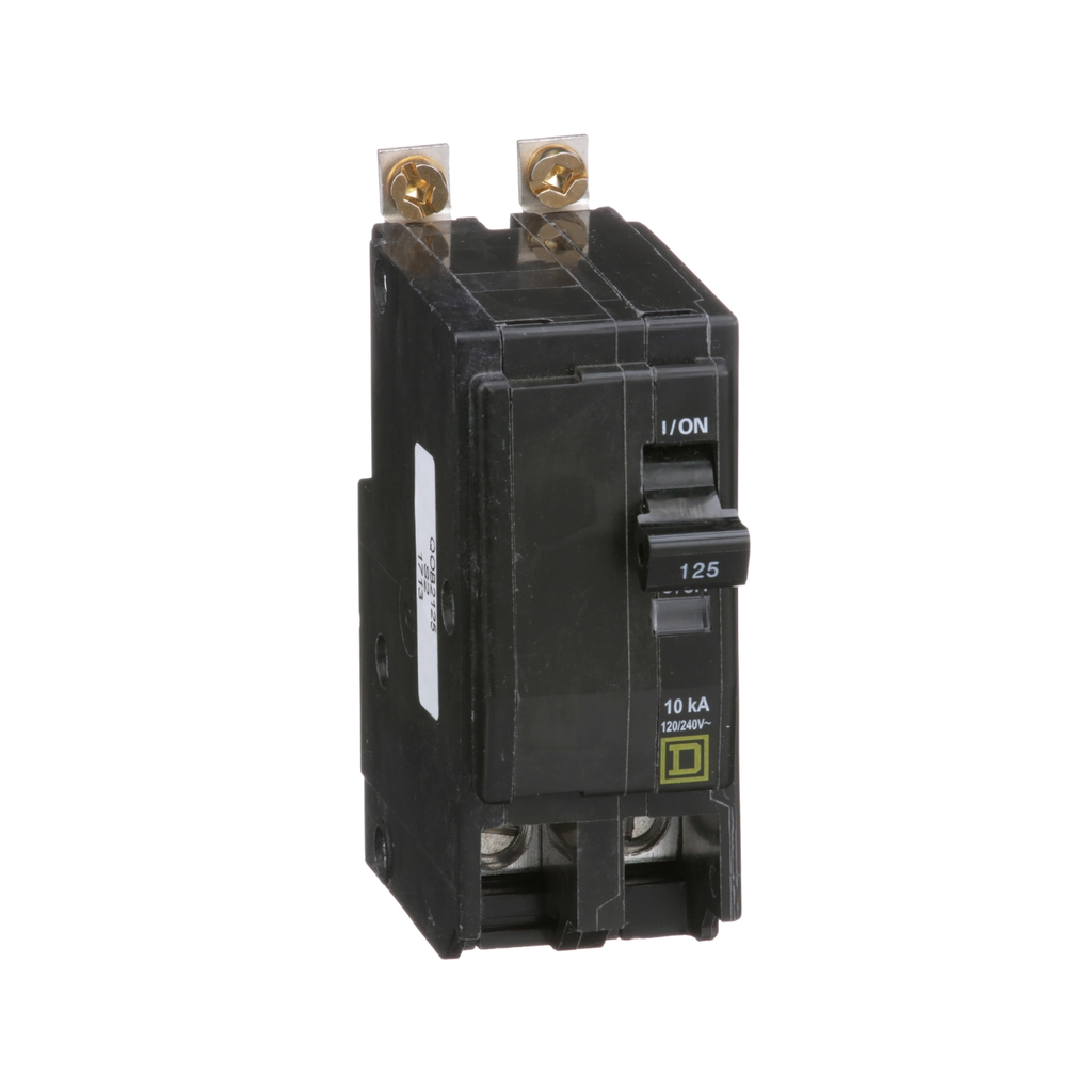 Mayer-DDS-Mini circuit breaker, QO, 125A, 2 pole, 120/240VAC, 22kA, bolt on-1
