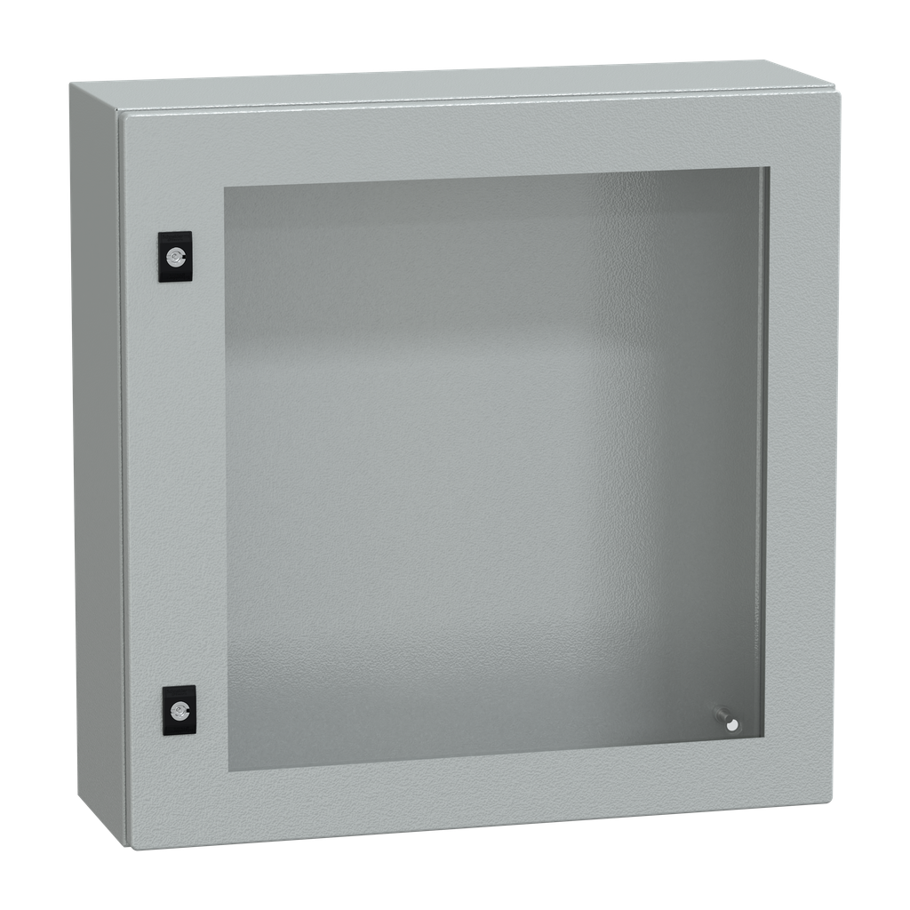 NSYCRN66200T – PanelSeT CRN tspt door w/o mount.plate. H600xW600xD200 IP66 IK08 RAL7035..