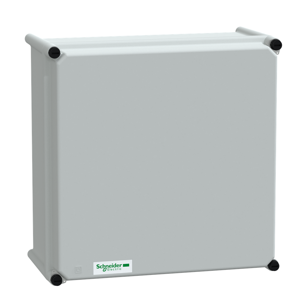 NSYPLSP3636G – PLS box, polyester rear, polyester cover IP66 36x36x18cm