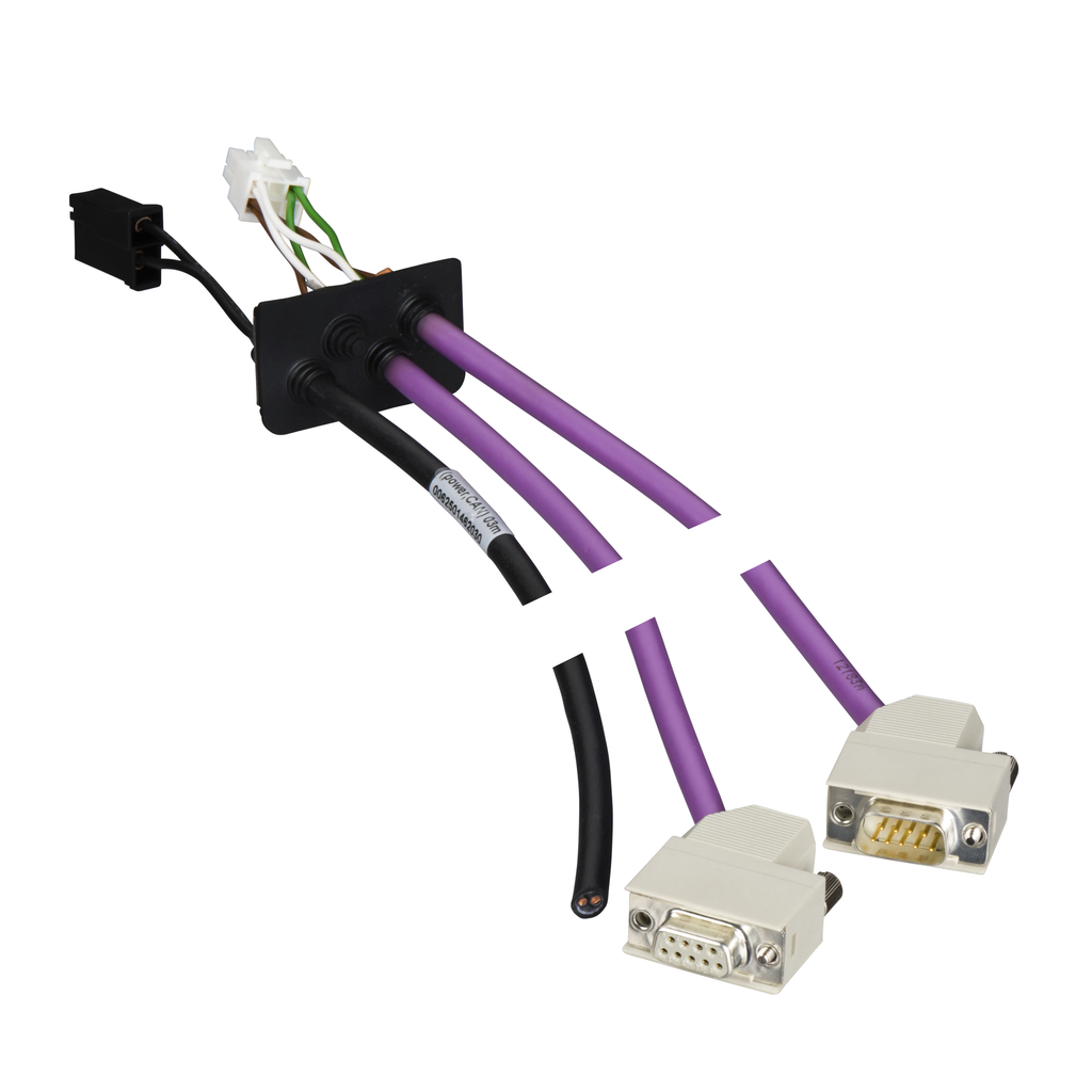 VW3L2R001R30 – pre-assembled cable kit for fieldbus interfaces and power supply – RS485 – 3 m