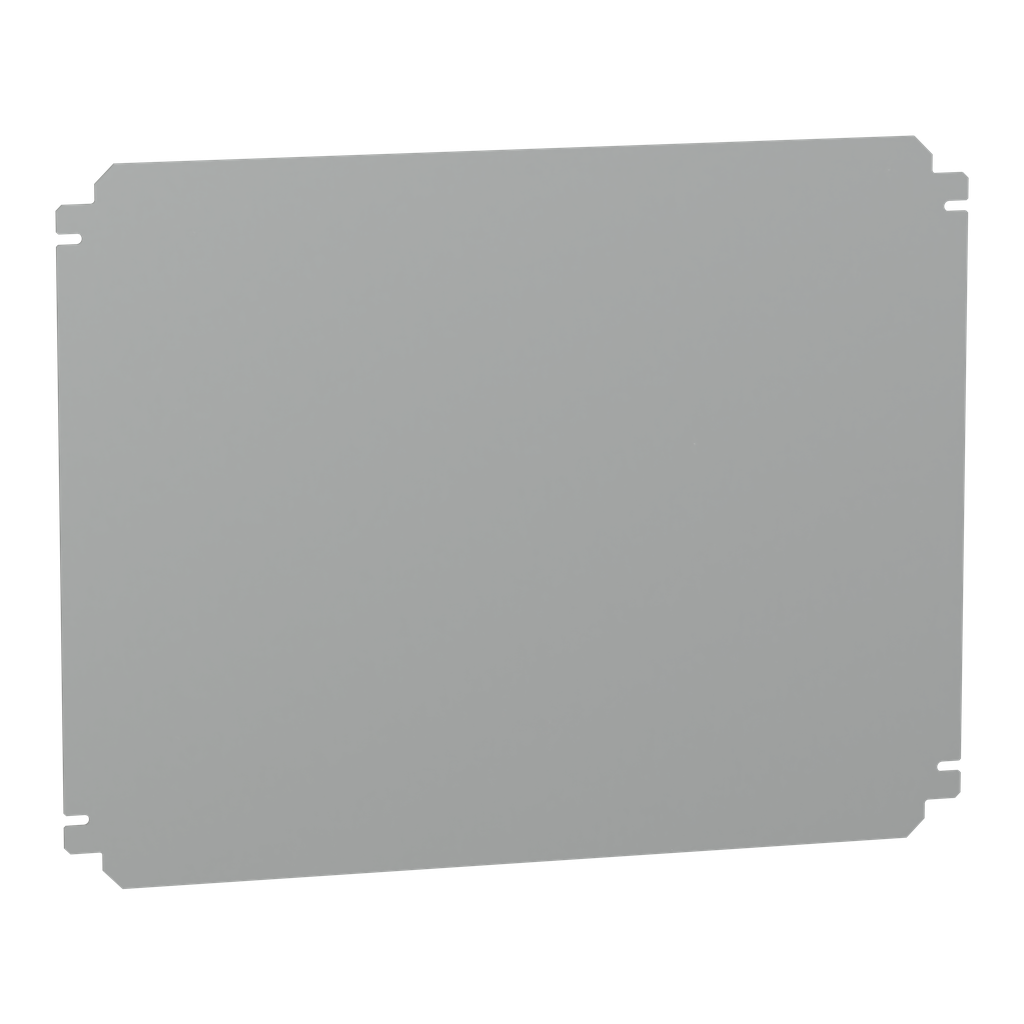 NSYMM45SB – Plain mounting plate H400xW500mm made of galvanised sheet steel
