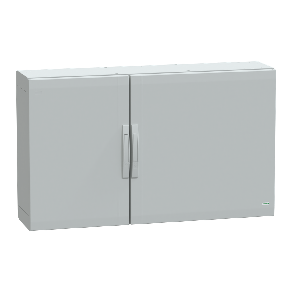 NSYPLA7123G – Floor standing polyester enclosure, Thalassa PLA, plain door, completely sealed, 750x1250x320mm, IP65, IK10