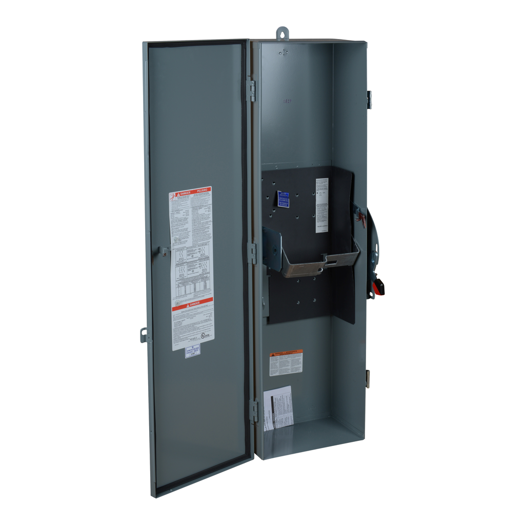 LA400AWK – Circuit breaker enclosure, LA, 125A to 400A, 2 and 3 pole, NEMA 12/3R, without knockouts