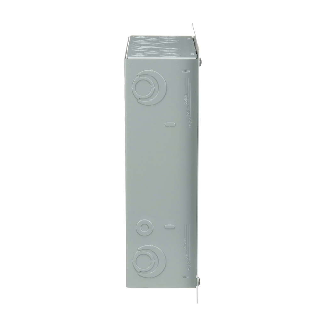 Mayer-DDS-Load center, Homeline, 1 phase, 6 spaces, 12 circuits, 100A fixed main lugs, NEMA1, flush cover-2