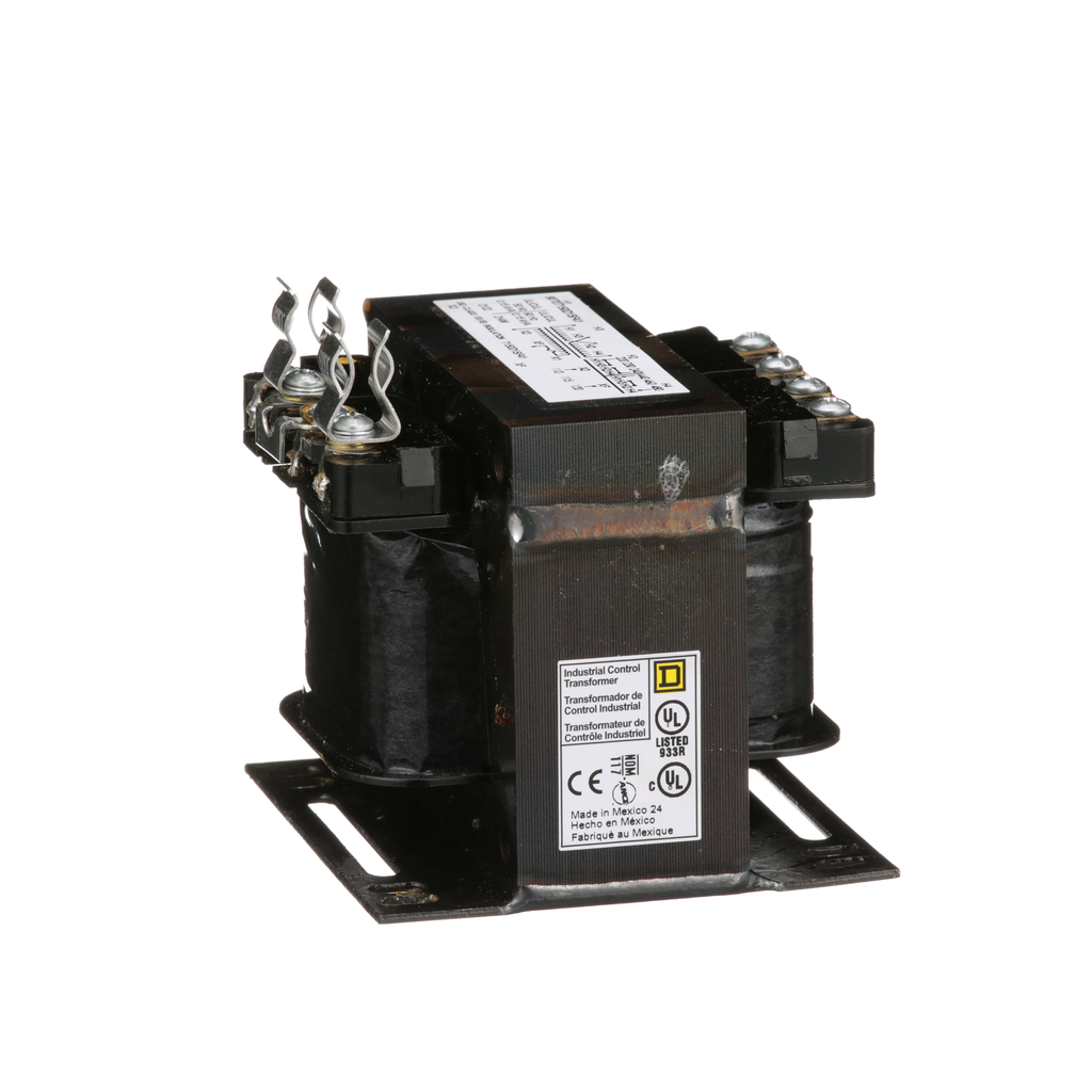 9070T150D1SF41 – Transformer, Type T, industrial control, 150VA, 1 phase, 240x480V primary, 120V secondary, 55C rise
