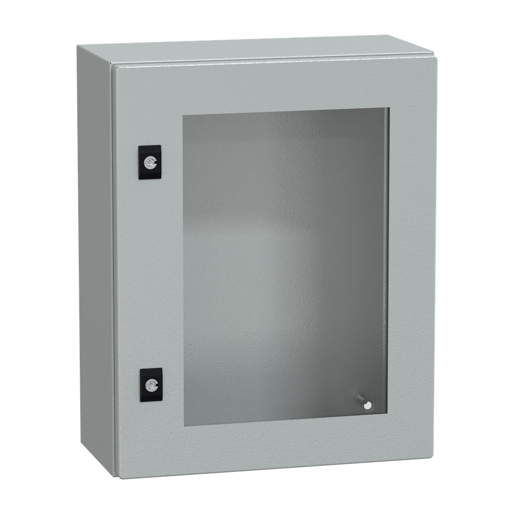 NSYCRN54200T – PanelSeT CRN tspt door w/o mount.plate. H500xW400xD200 IP66 IK08 RAL7035..