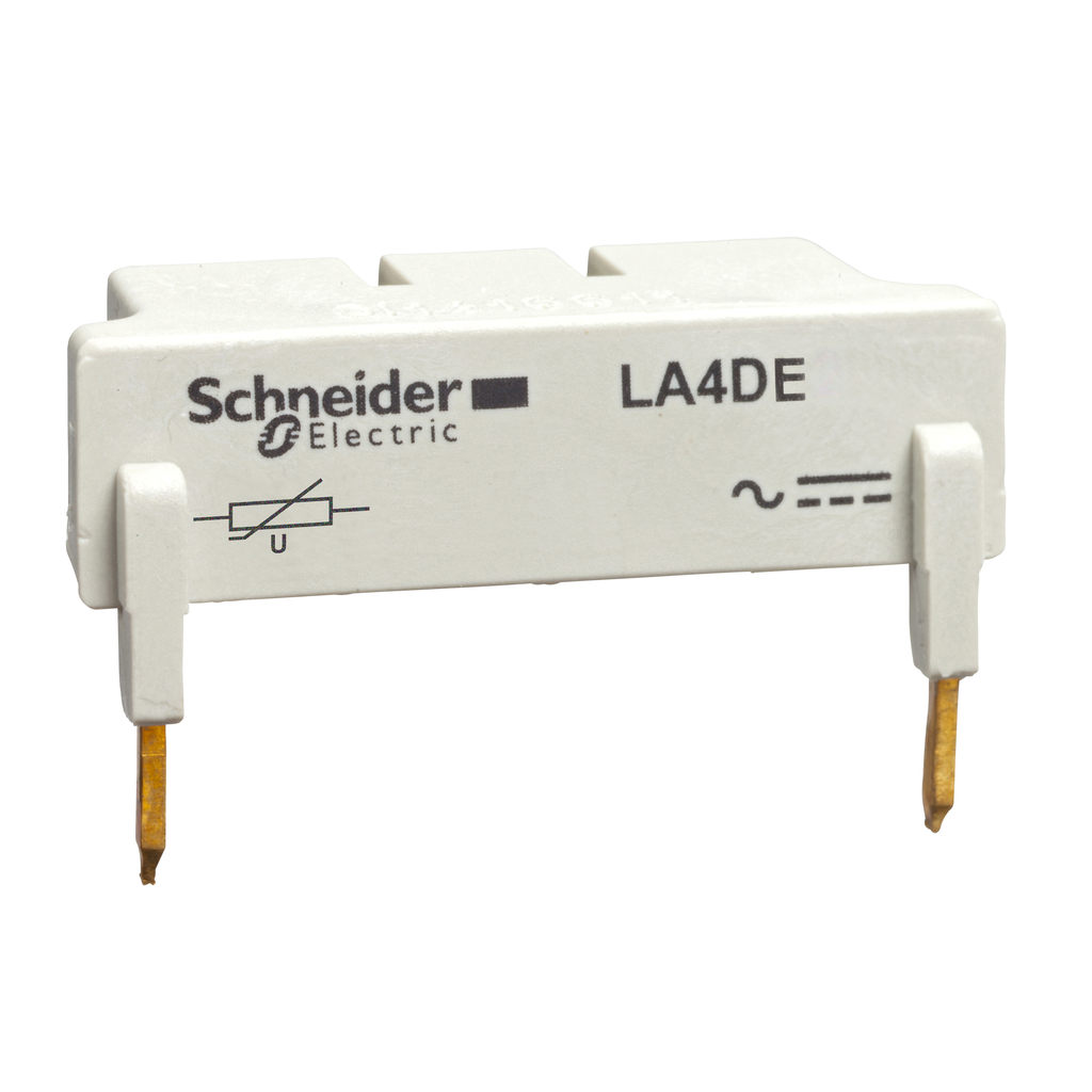 LA4DE3U – Suppressor module, TeSys Deca, varistor, 110 to 250VDC