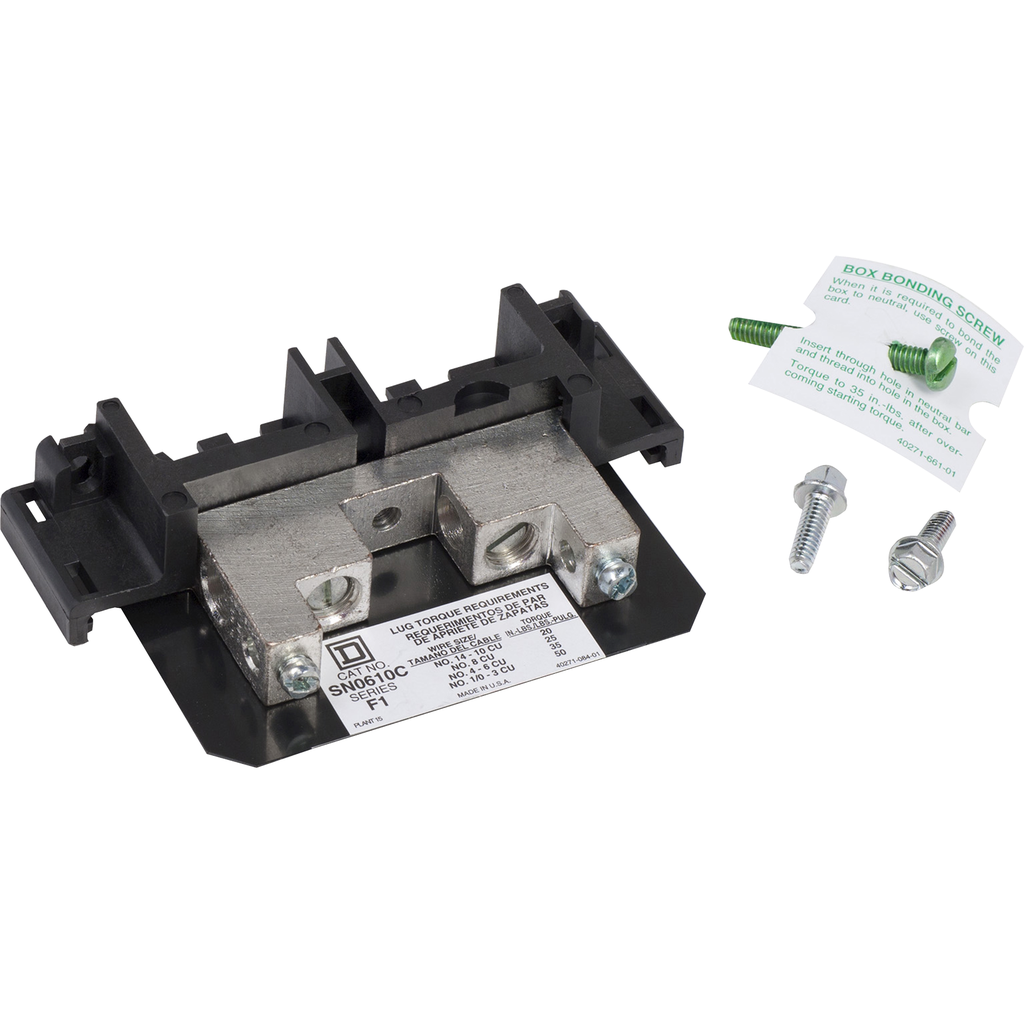 SN0610C – NEUTRAL ASSEMBLY INSULATED GROUNDABLE CU