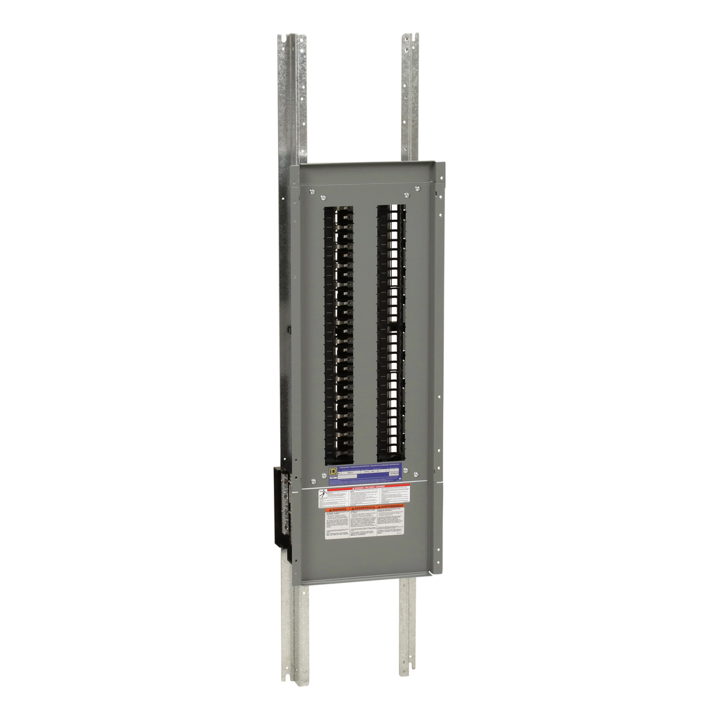 NQ54L4C – Panelboard interior, NQ, main lugs, 400A, Cu bus, 54 pole spaces, 1 phase, 3 wire, 240VAC, 48VDC