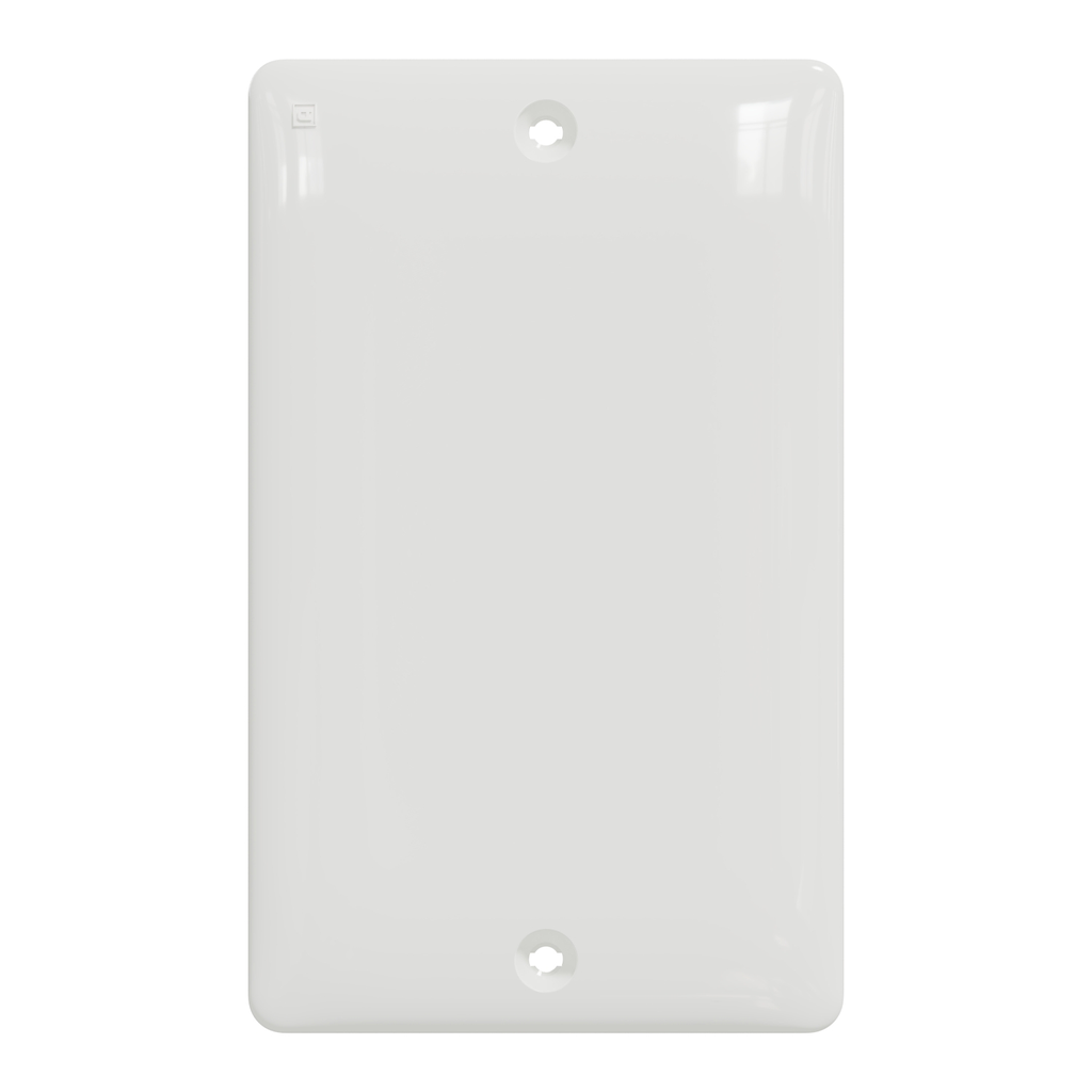 Mayer-DDS-Blank plate, X Series, 1 gang, white, matte finish-2