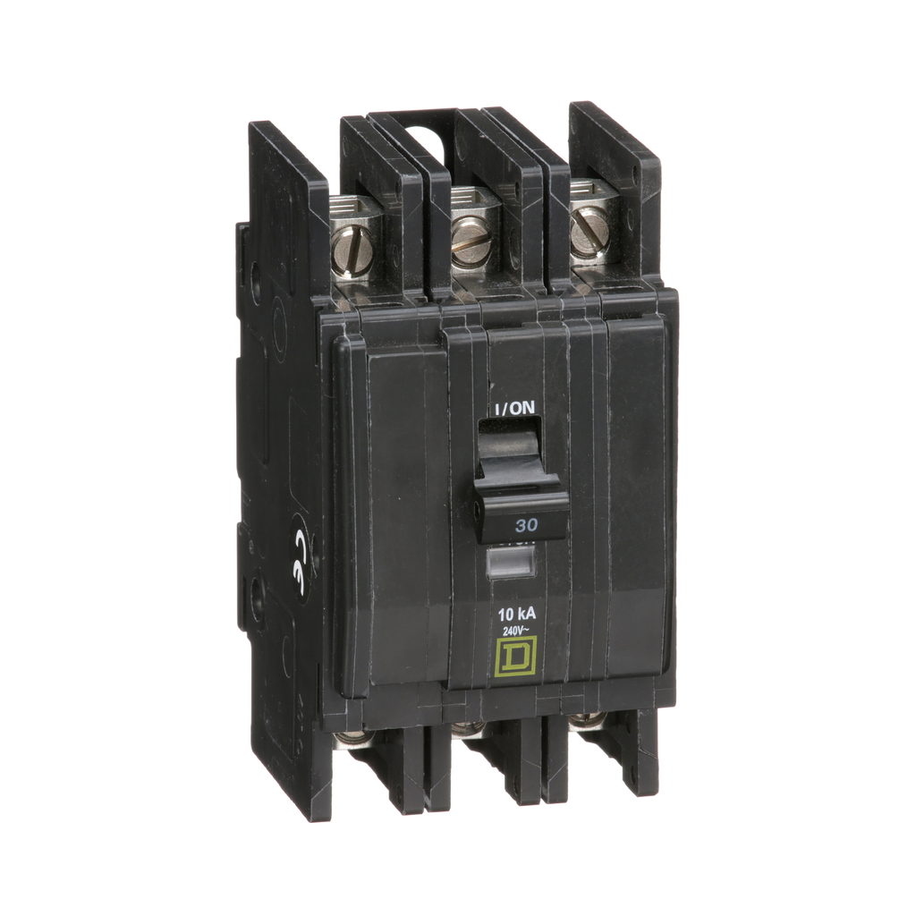 QOU330 – Mini circuit breaker, QOU, 30A, 3 pole, 240VAC, 10kA