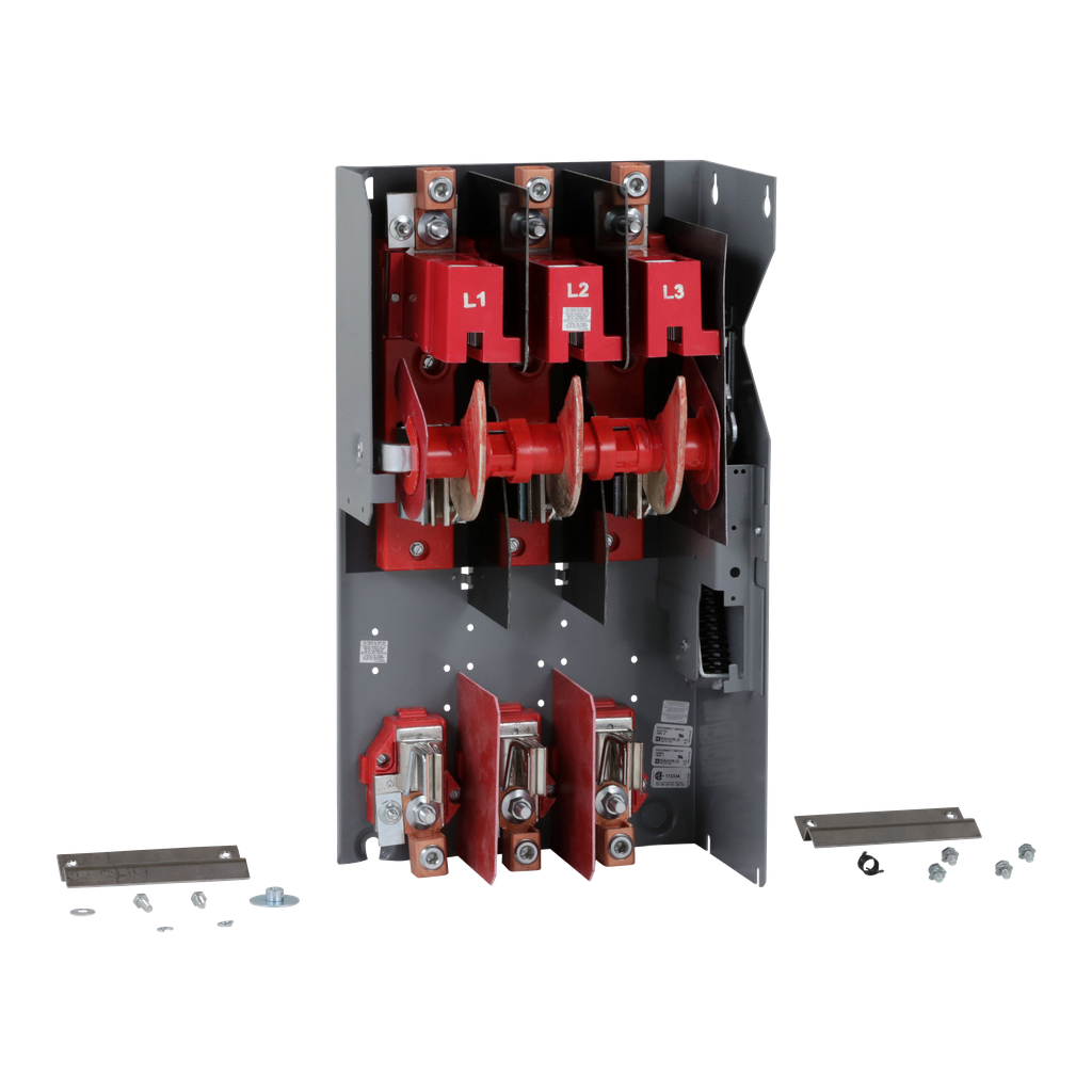 9422TG2 – Operating mechanism, flange mounted, variable depth, 400A, 600V, H, K, J, R fuseholder, switch mechanism